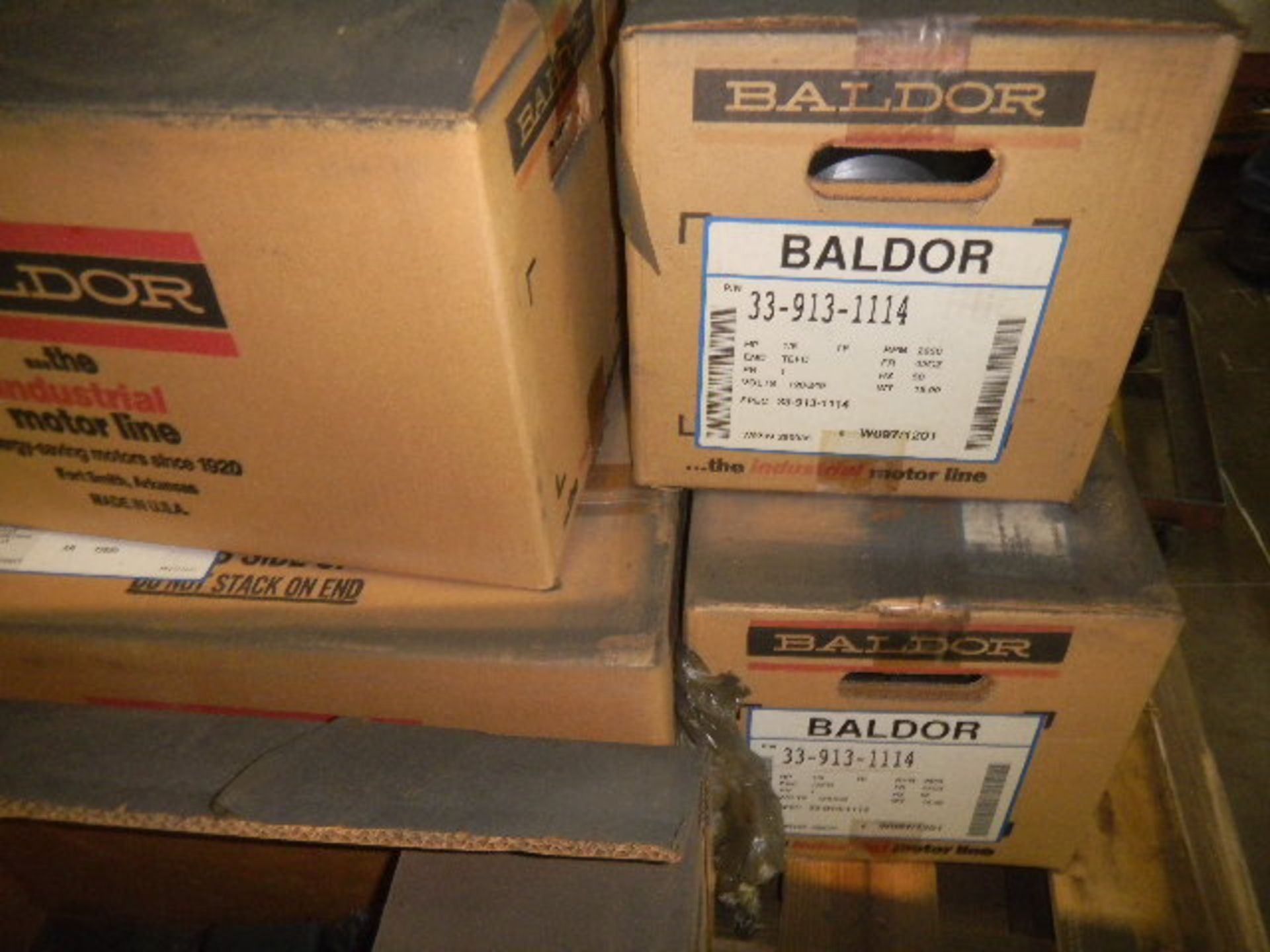 Baldor Electrical Motors - Misc. Models - New in Boxes - Sold ALL One Money - Image 2 of 2