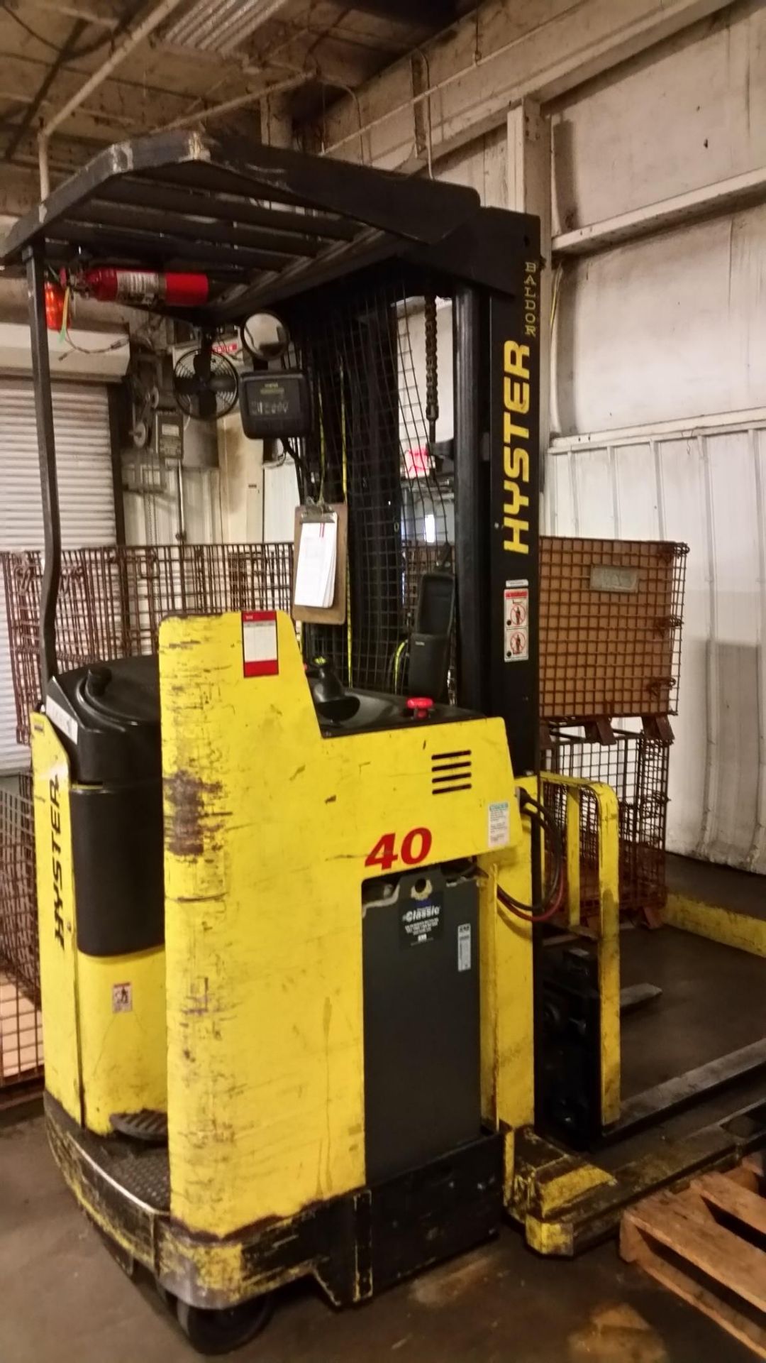 Hyster "Walk Behind" LLift Truck Model N40XMR3 - Electric Forklift - in Working Condition - Image 3 of 6