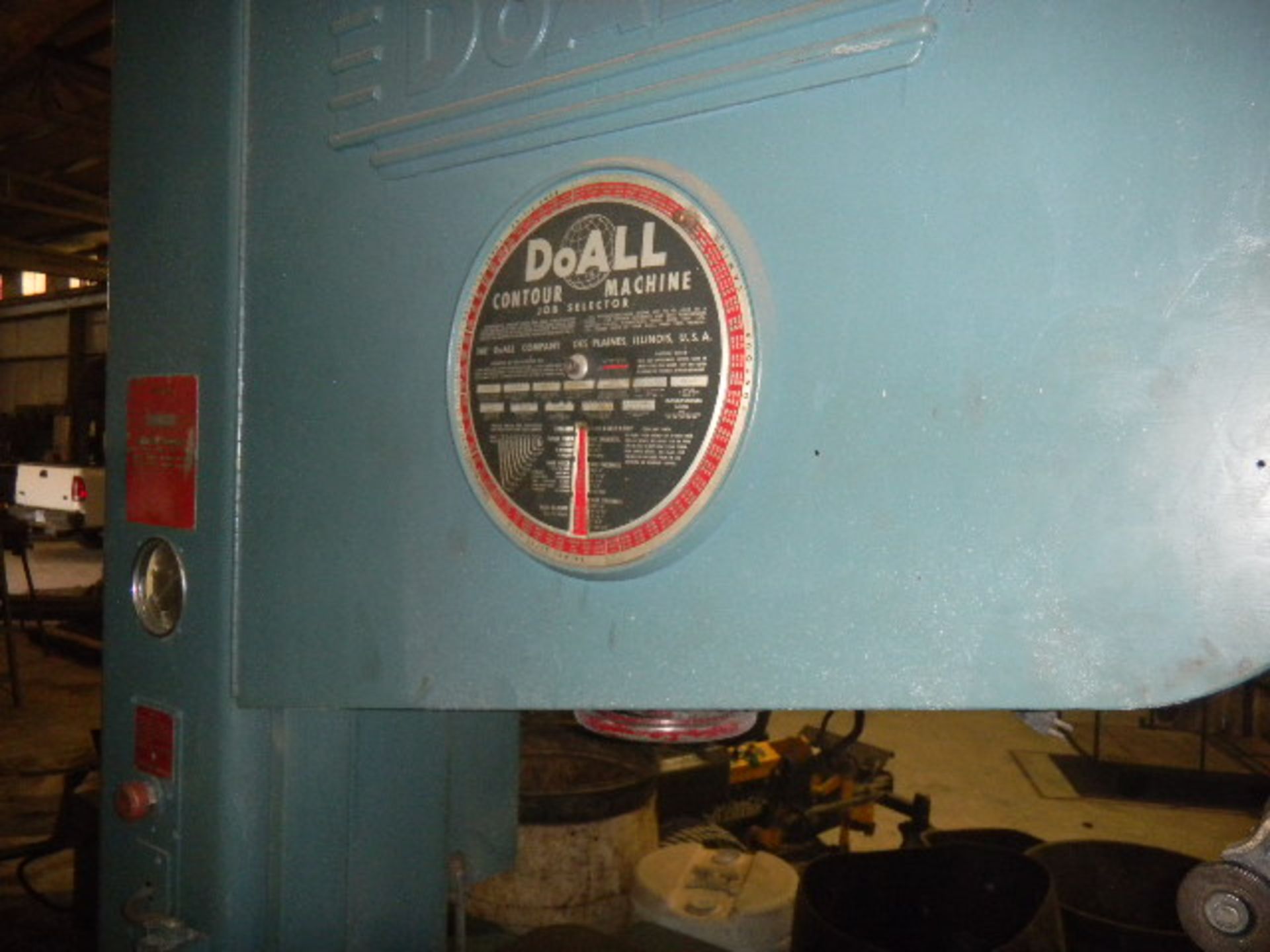 Do-All Contour Machine Model 36-W Ser. #31-581862 - In Working Condition - Image 3 of 4