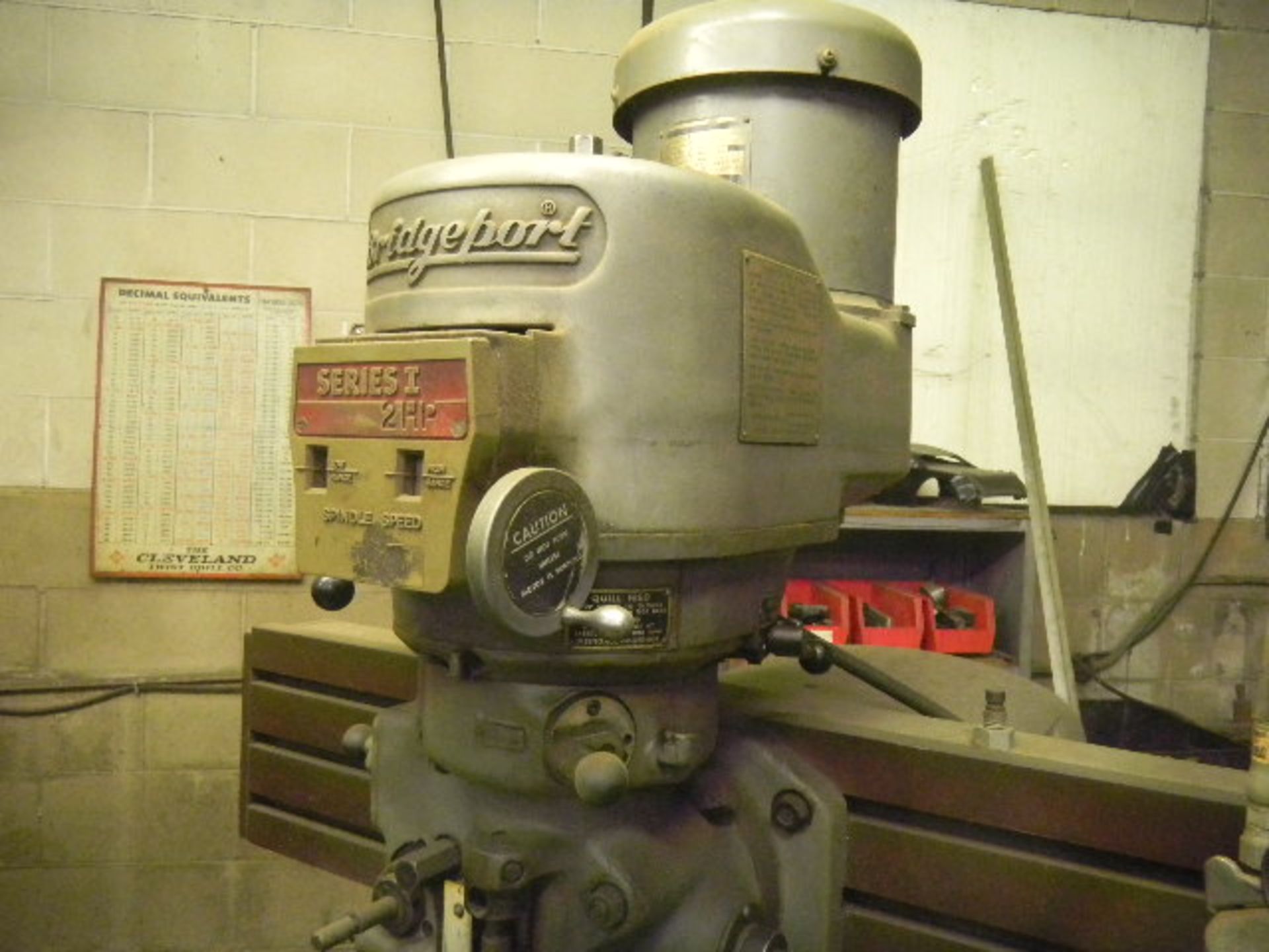 Bridgeport Series 1 (2) Hp Milling Machine - In Working Order - Image 5 of 5