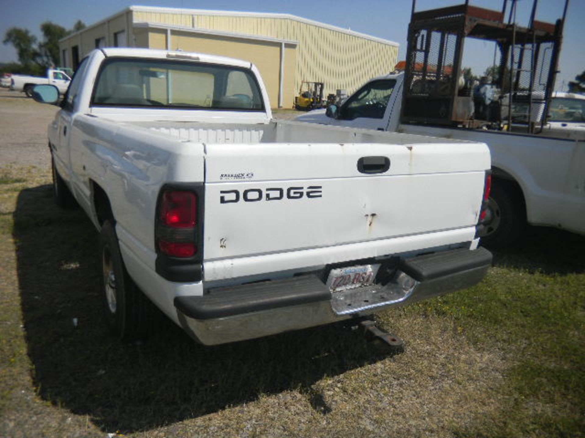 1998 Dodge Ram 1/2 Ton White Pickup - Asset I.D. #597 - Last of Vin (S691825) - Image 6 of 8