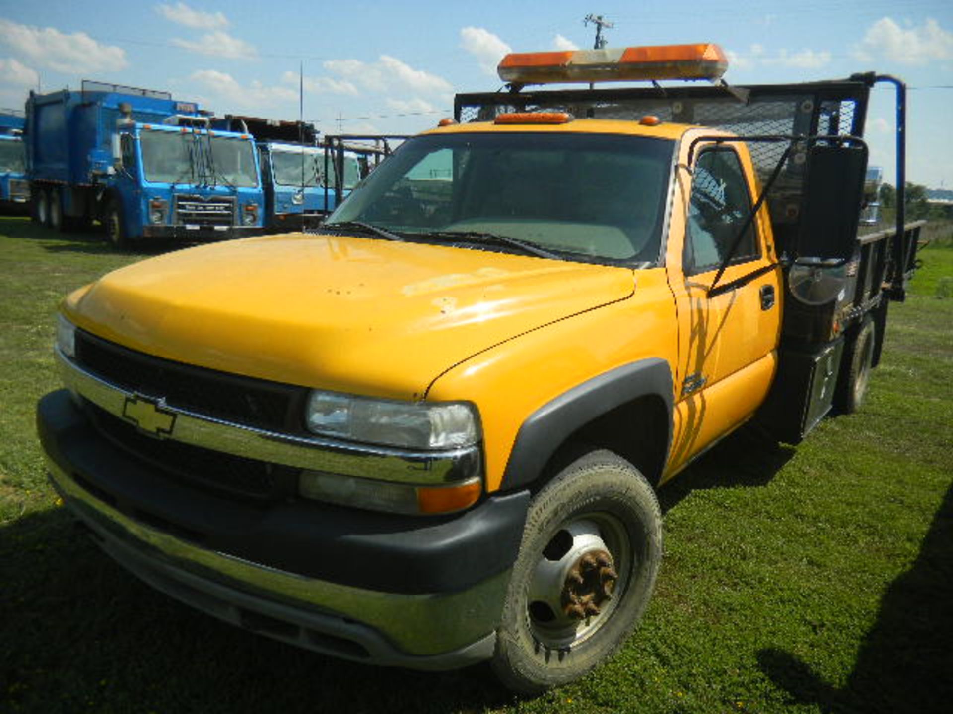 2001 Chevrolet 3500 DuraMax Diesel Flatbed Truck (Yellow) - Asset I.D. #152 - Last of Vin (202702)