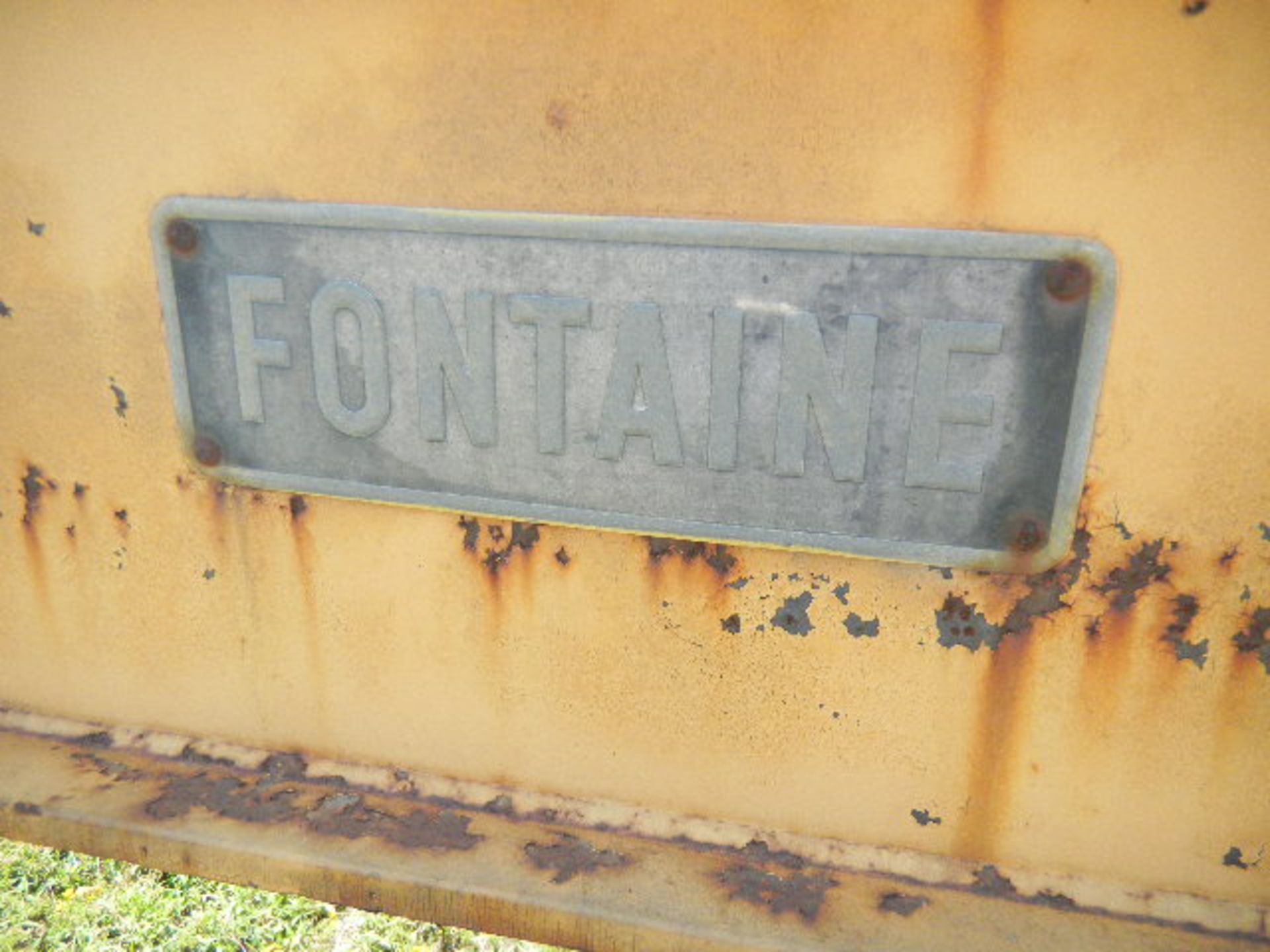 HD 1981 Fontaine Manf. Fifth Wheel Goose Neck Trailer - Needs Board Replaced - Image 7 of 13