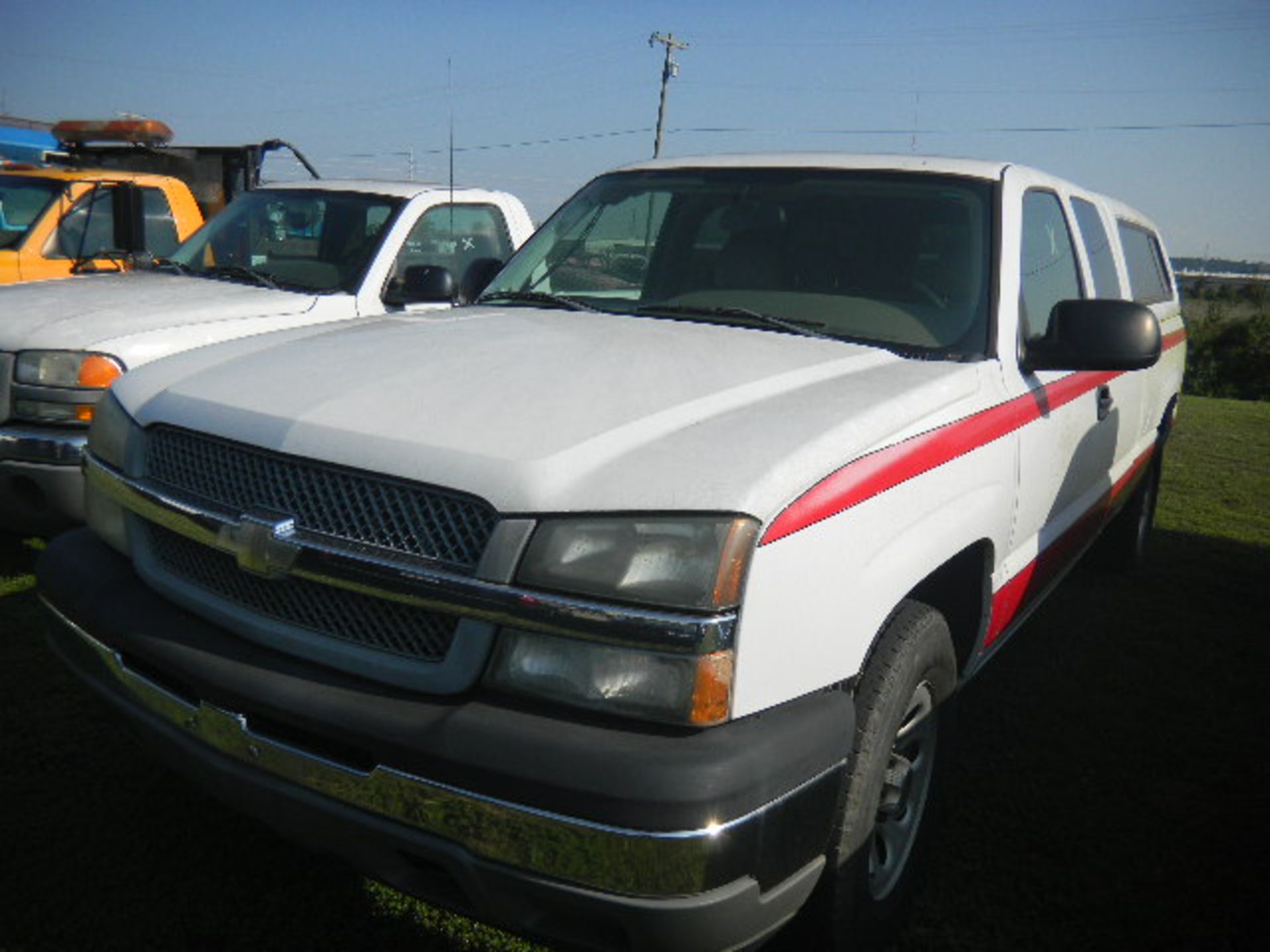 2005 Chevrolet 1500 Silverado Pickup Truck with Camper - Asset I.D. #153 - Last of Vin (243253)