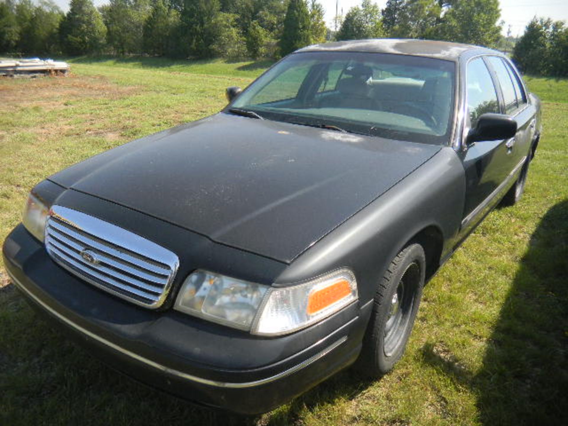 1998 Ford Crown Vic SOLID Black Patrol Car - Asset I.D. #835 - Last of Vin (X148877)