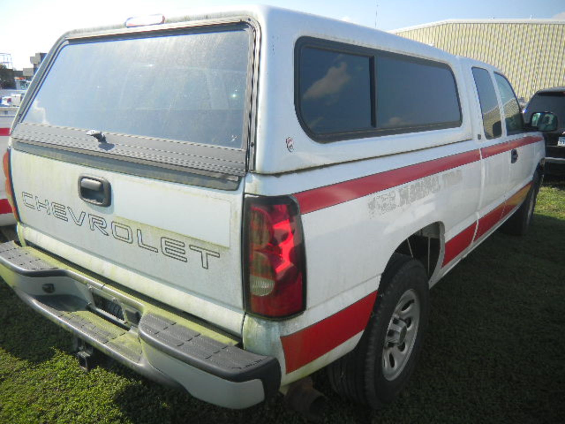 2005 Chevrolet 1500 Silverado Pickup Truck with Camper - Asset I.D. #153 - Last of Vin (243253) - Image 3 of 8