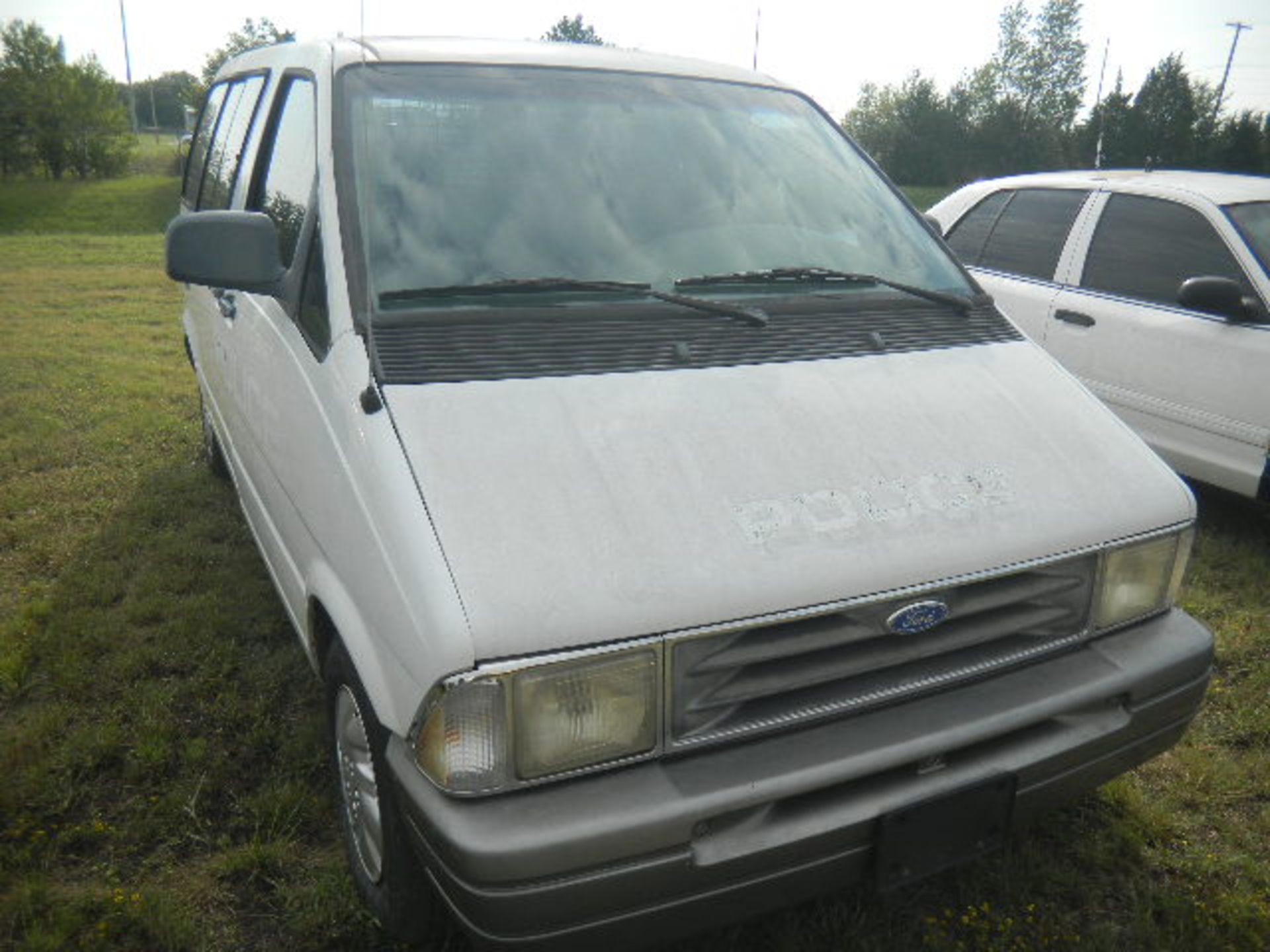 1997 Ford Aerostar Van (White) - Asset I.D. #830 - Last of Vin (ZB32322)