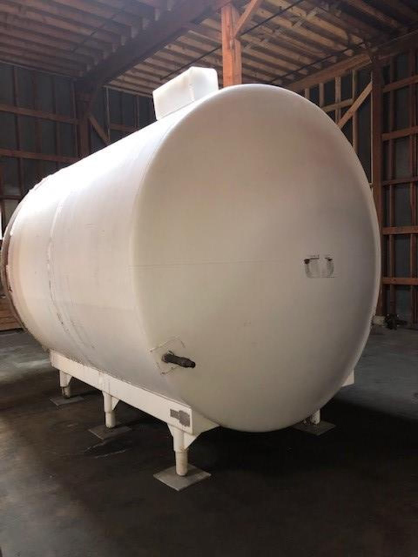 Walker S/S 4,000 Gal. Horizontal Jacketed Tank, Model 10593, S/N HHT4886R, Area Sq. Ft. 84/R-12, - Image 3 of 10