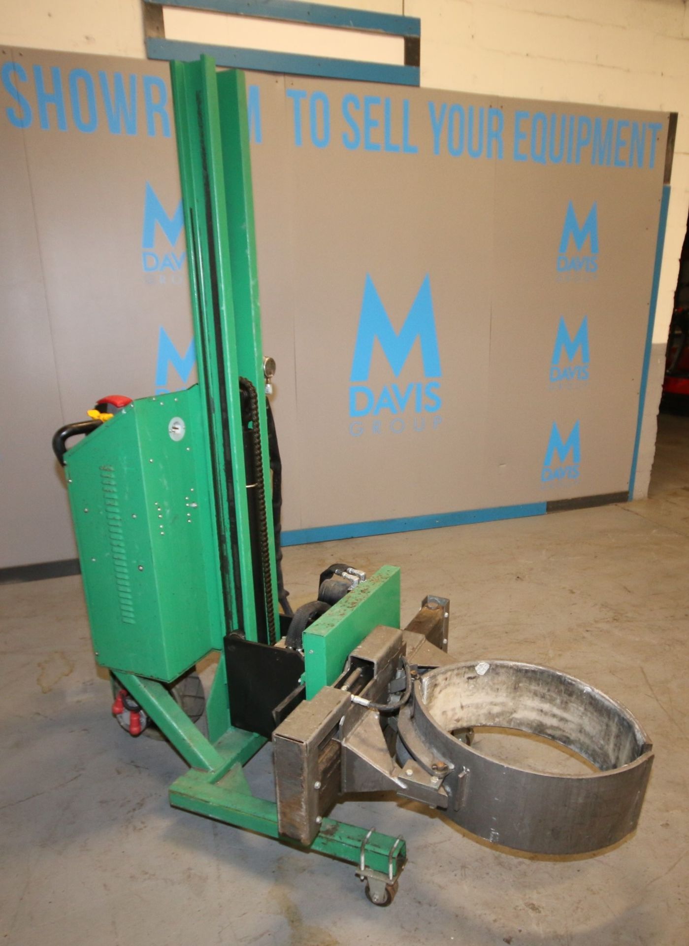 Valley Craft 800lb. Capacity Walk Behind Forklift, Electric Barrel Lifter, S/N A313286A 0910, with - Image 2 of 9
