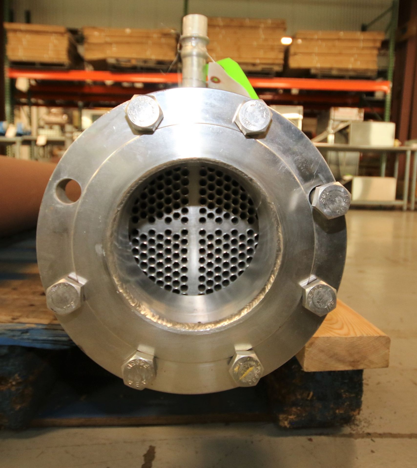 API Basco 4 ft L x 8" W Shell & Tube Heat Exchanger, with S/S Bundle, Type 8-Y-48, Type AHT-1-A- - Image 2 of 3