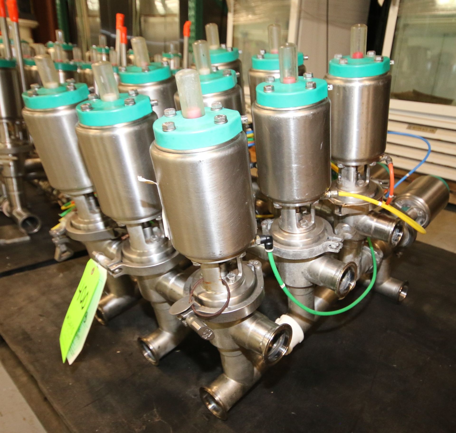 Tri-Clover 2" S/S Air Valve Manifold /Cluster, with Model 761 Valves (W178) - Image 2 of 2