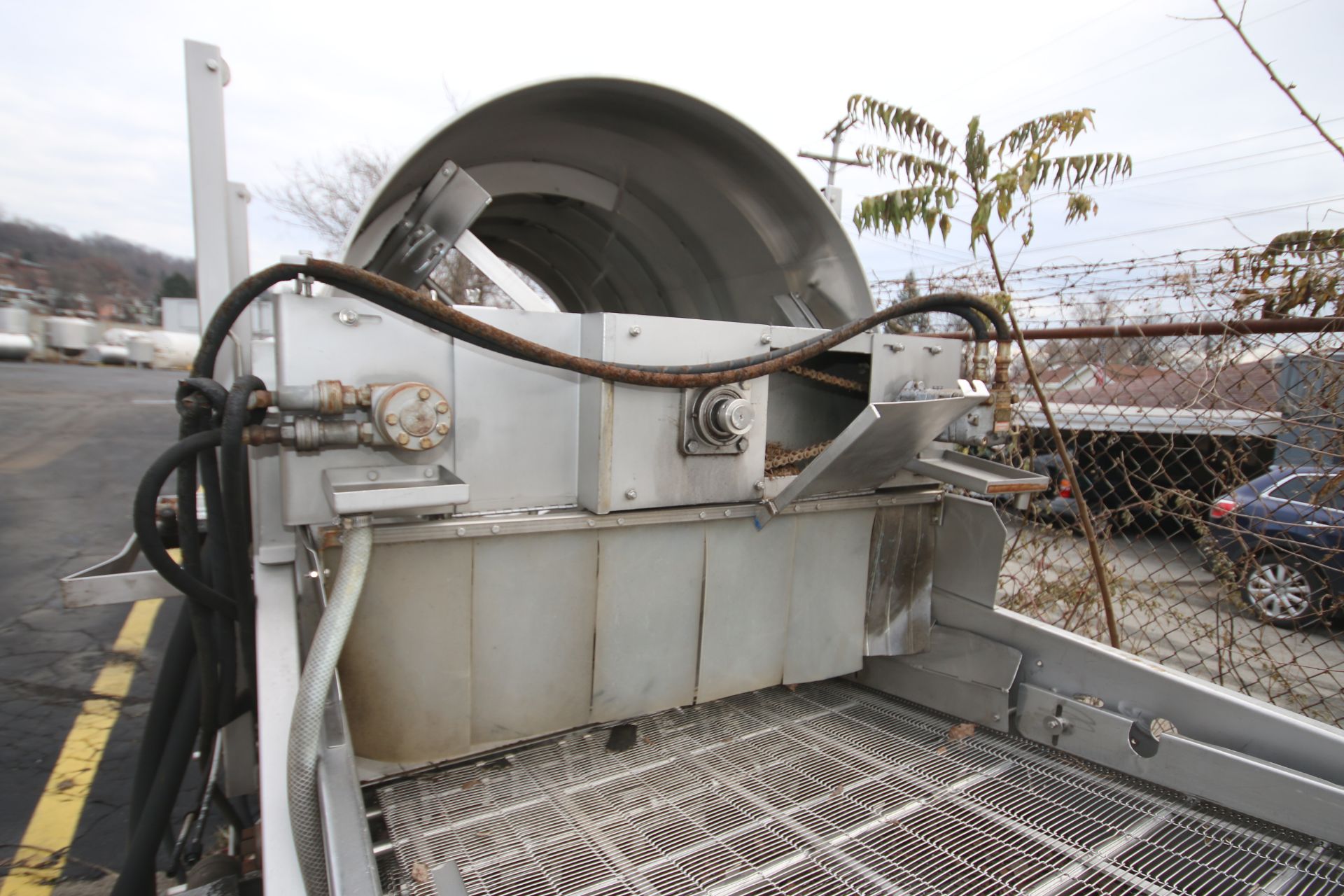 Nothum S/S Drum Breader, Model NRP-40, SN 40741098, with 46" W x 6 ft L Drum with Hydraulic Drives & - Image 8 of 13