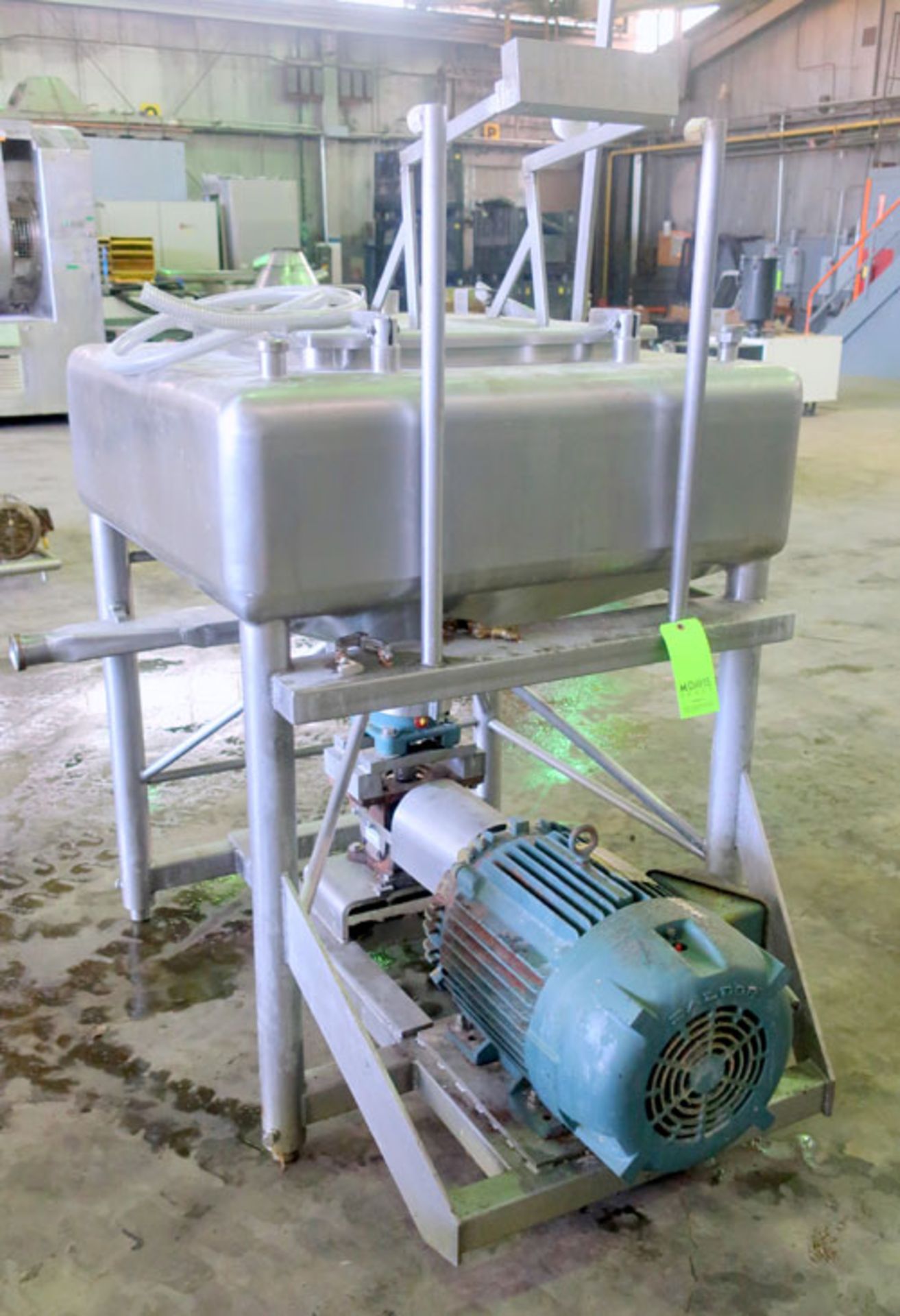 APV Crepaco Liquiverter, approximately 25 gallon, Serial # E-4879. Mounted on (4) stainless steel - Image 3 of 7