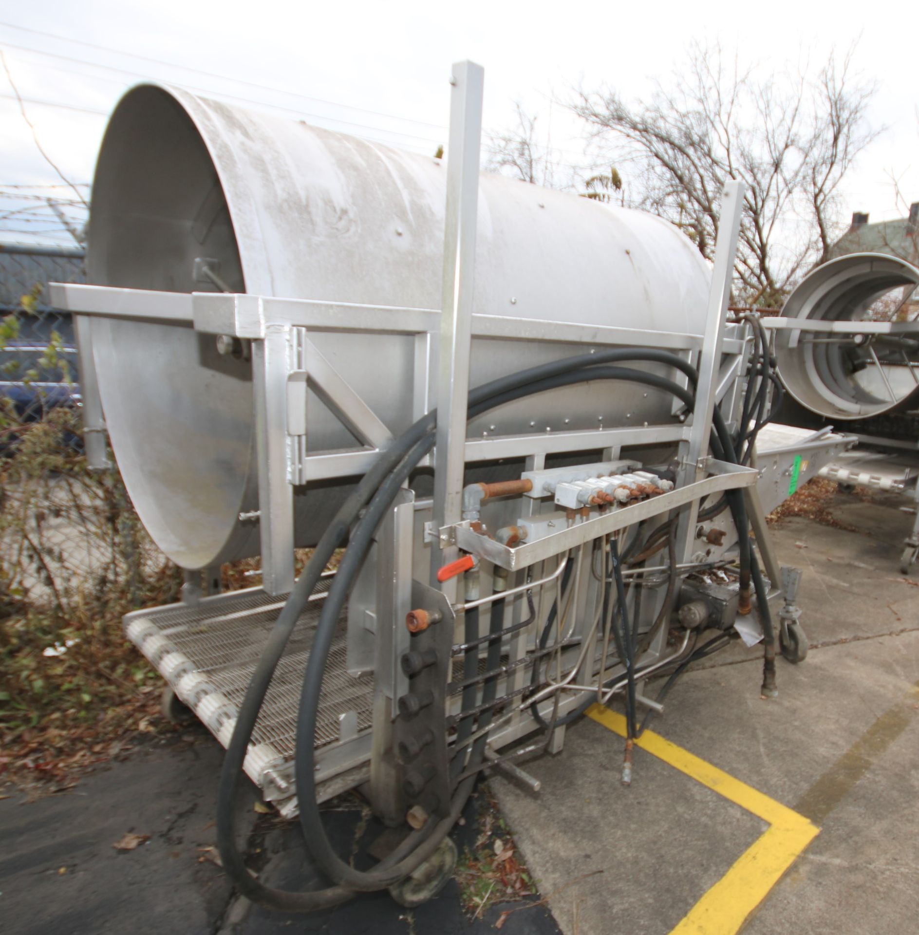 Nothum S/S Drum Breader, Model NRP-40, SN 40741098, with 46" W x 6 ft L Drum with Hydraulic Drives & - Image 3 of 13