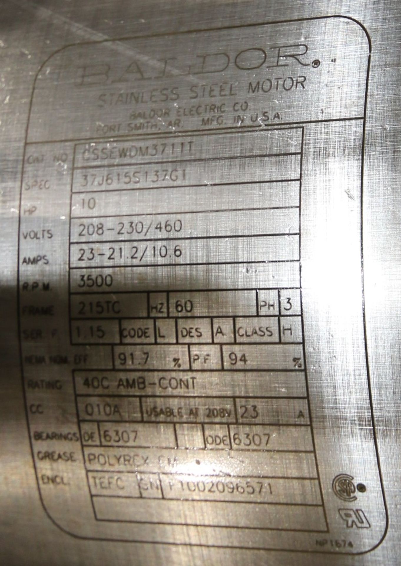 Single Tank Skid Mounted S/S CIP System, with 80 Gal. Insulated S/S Tank, 2010 Enerquip S/S - Image 11 of 18