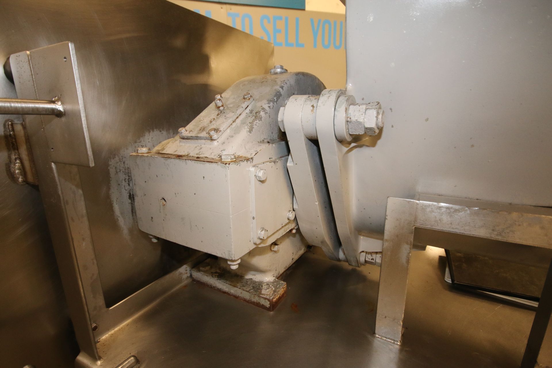 Weiler Meat Grinder, Model 1109, SN 87195, with 26" L x 20" W Steel Feed Hopper, 10" S/S Feed Screw, - Image 9 of 13