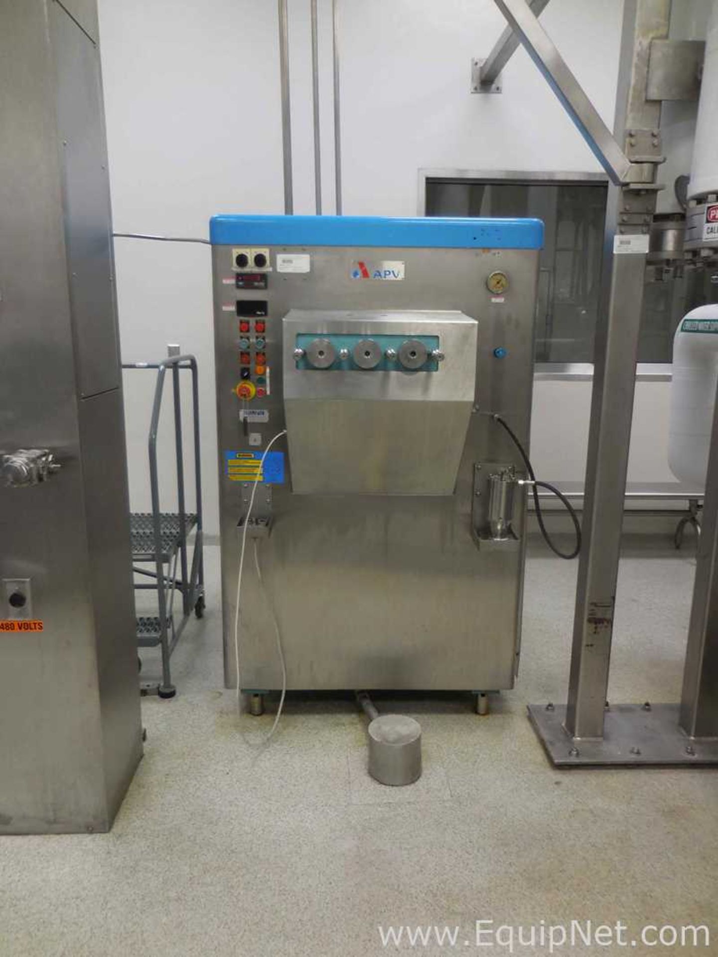 APV S/S Homogenizer, Model VME 400, S/N 1.94.169, 480 V, 60 Hz, 3 Phase (#576829) (Located: - Image 2 of 14