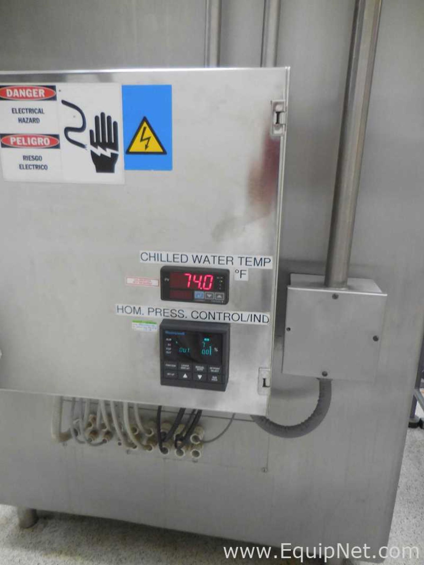 APV S/S Homogenizer, Model VME 400, S/N 1.94.169, 480 V, 60 Hz, 3 Phase (#576829) (Located: - Image 3 of 14