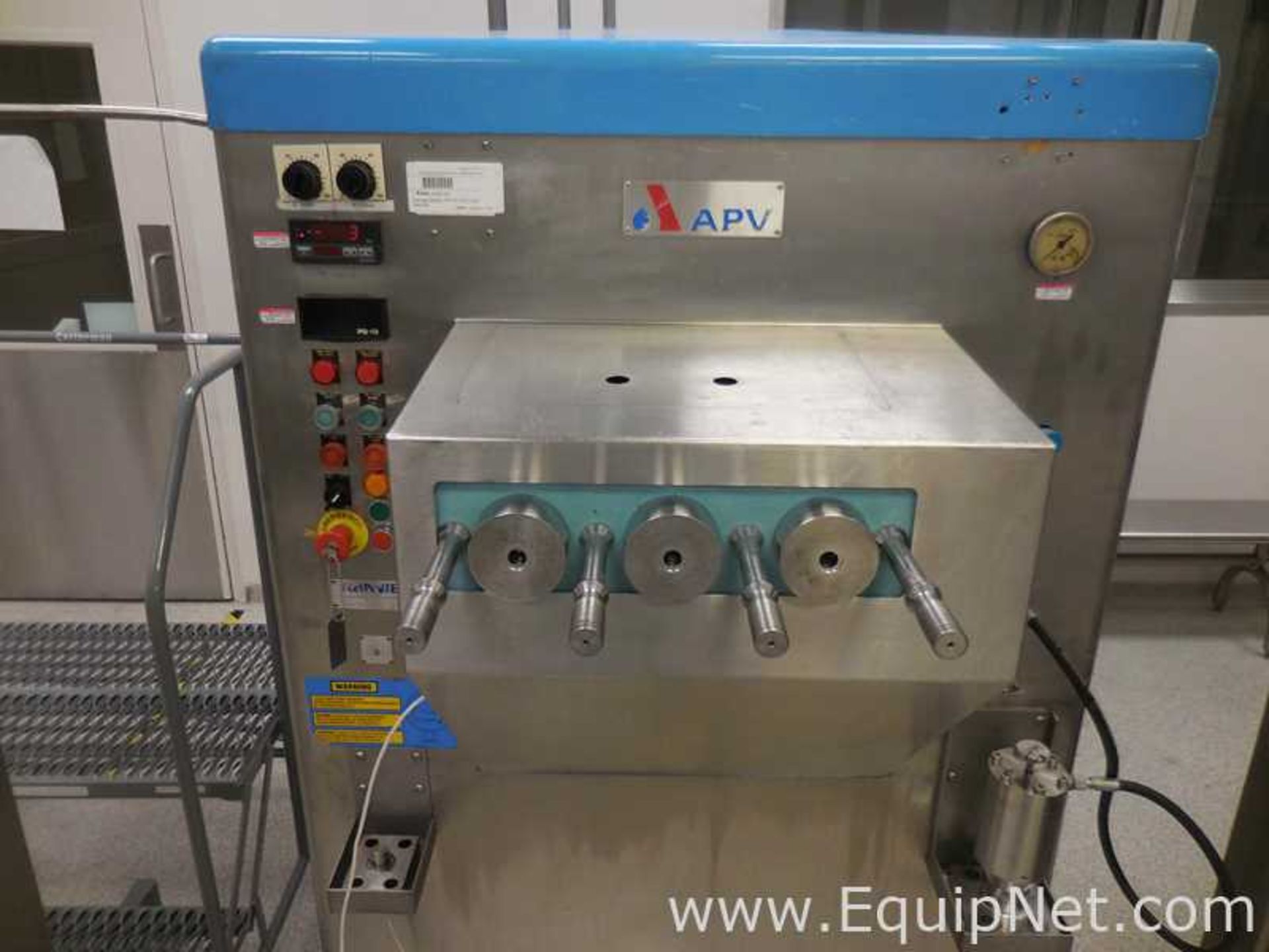 APV S/S Homogenizer, Model VME 400, S/N 1.94.169, 480 V, 60 Hz, 3 Phase (#576829) (Located: - Image 6 of 14