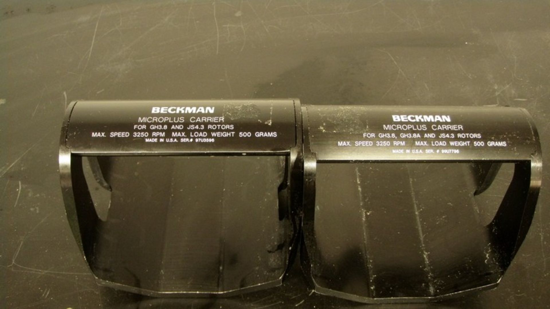 (2) Beckman Microplus Carriers for Use with GH3.8, GH3.8A, and JS4.3 Rotors, Max. Speed 3250, Max - Image 4 of 5