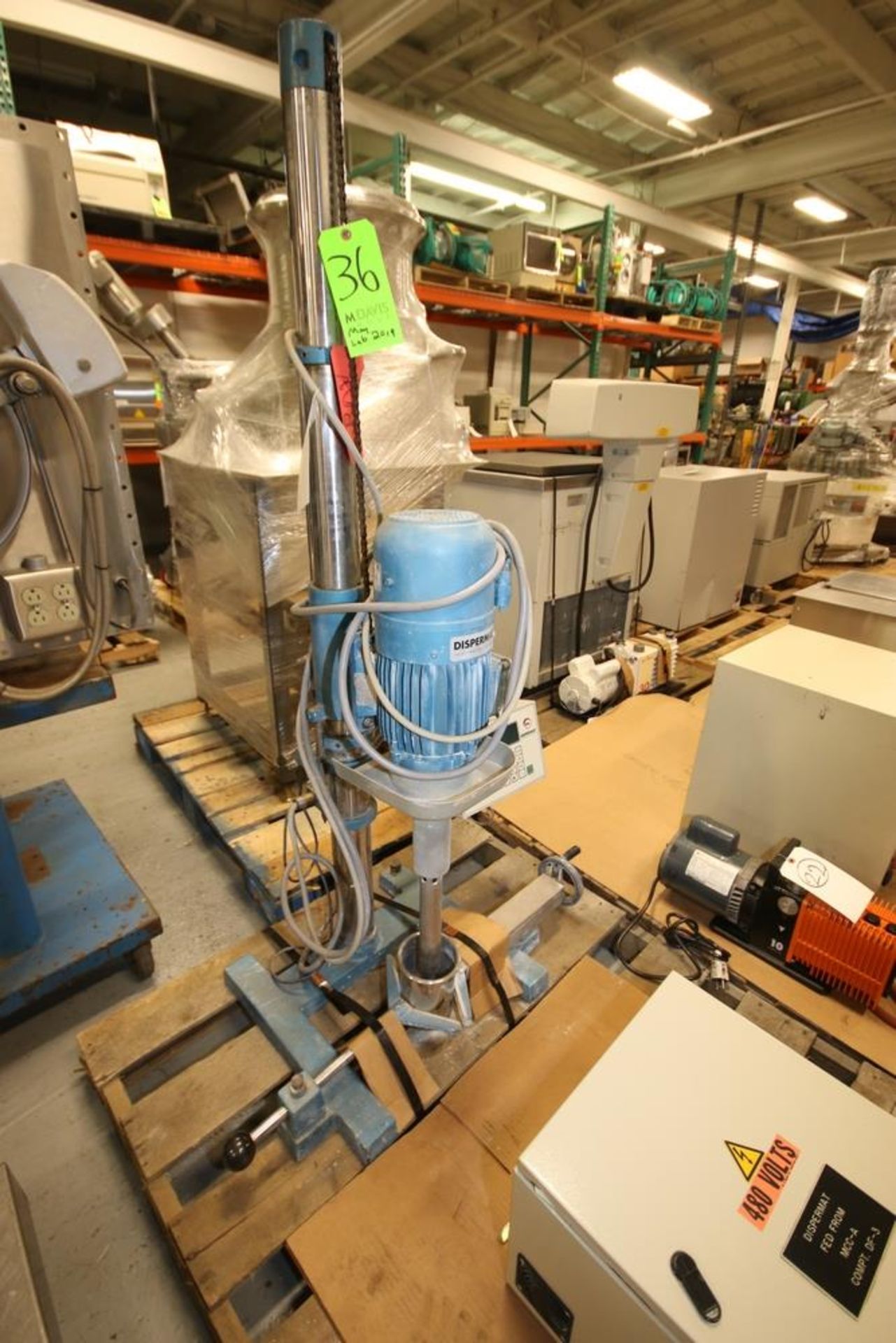 Dispermat Lab Mixer, with Vise & Power Box, with Adjustable Height ***Located in MDG Auction