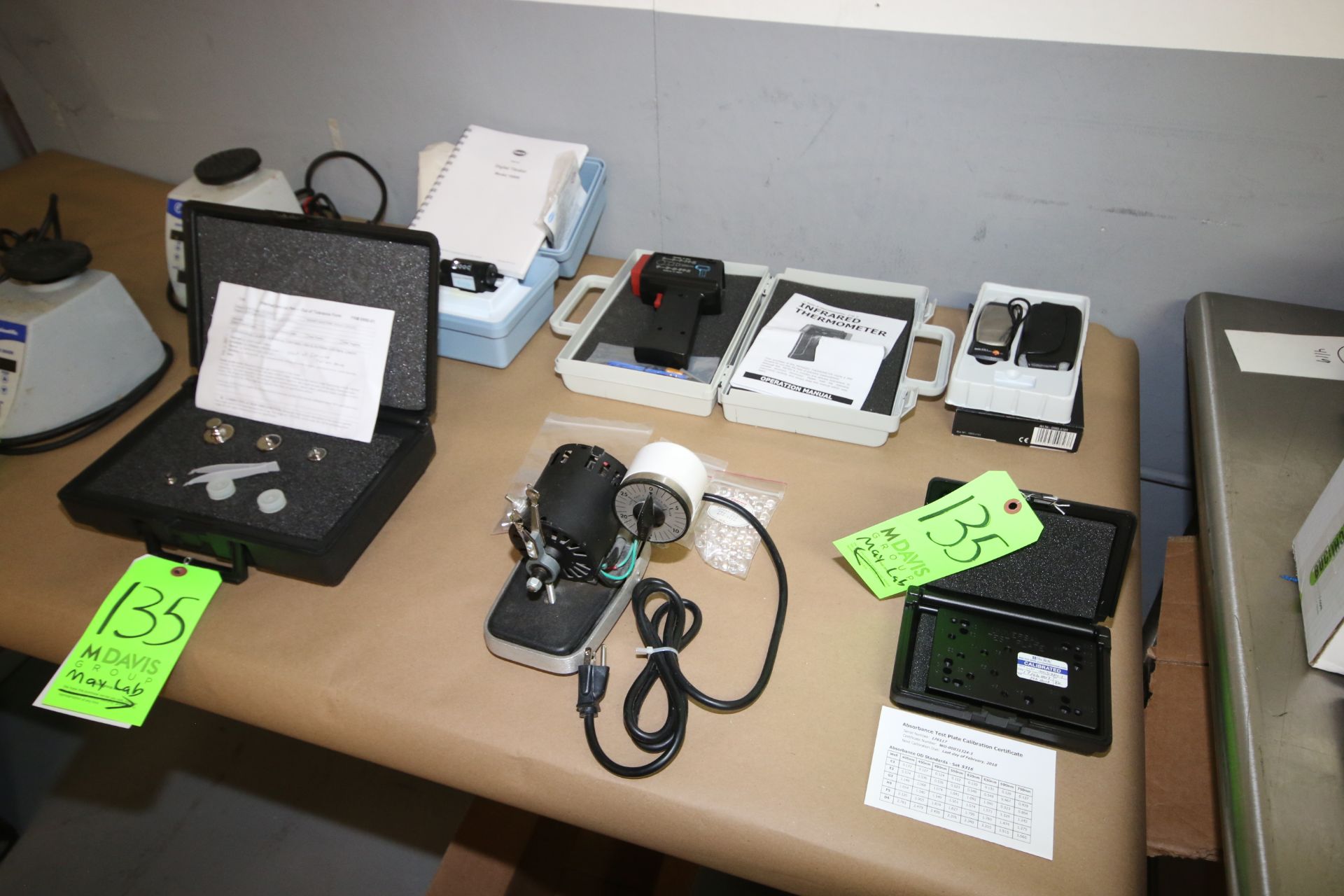 Lot of Assorted Inspection Equipment, Includes Hach Digitial Titrator, M/N 16900, Infrared