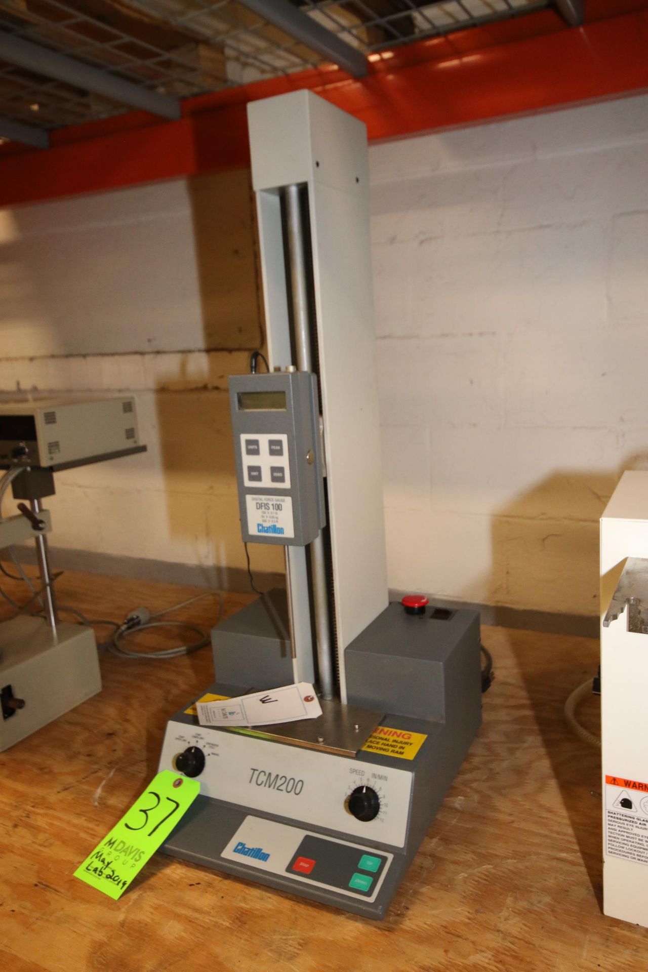 Chatillon Tensile Strength Tester, M/N TCM200, with Digital Force Gauge, M/N DFIS 100, with - Image 3 of 3