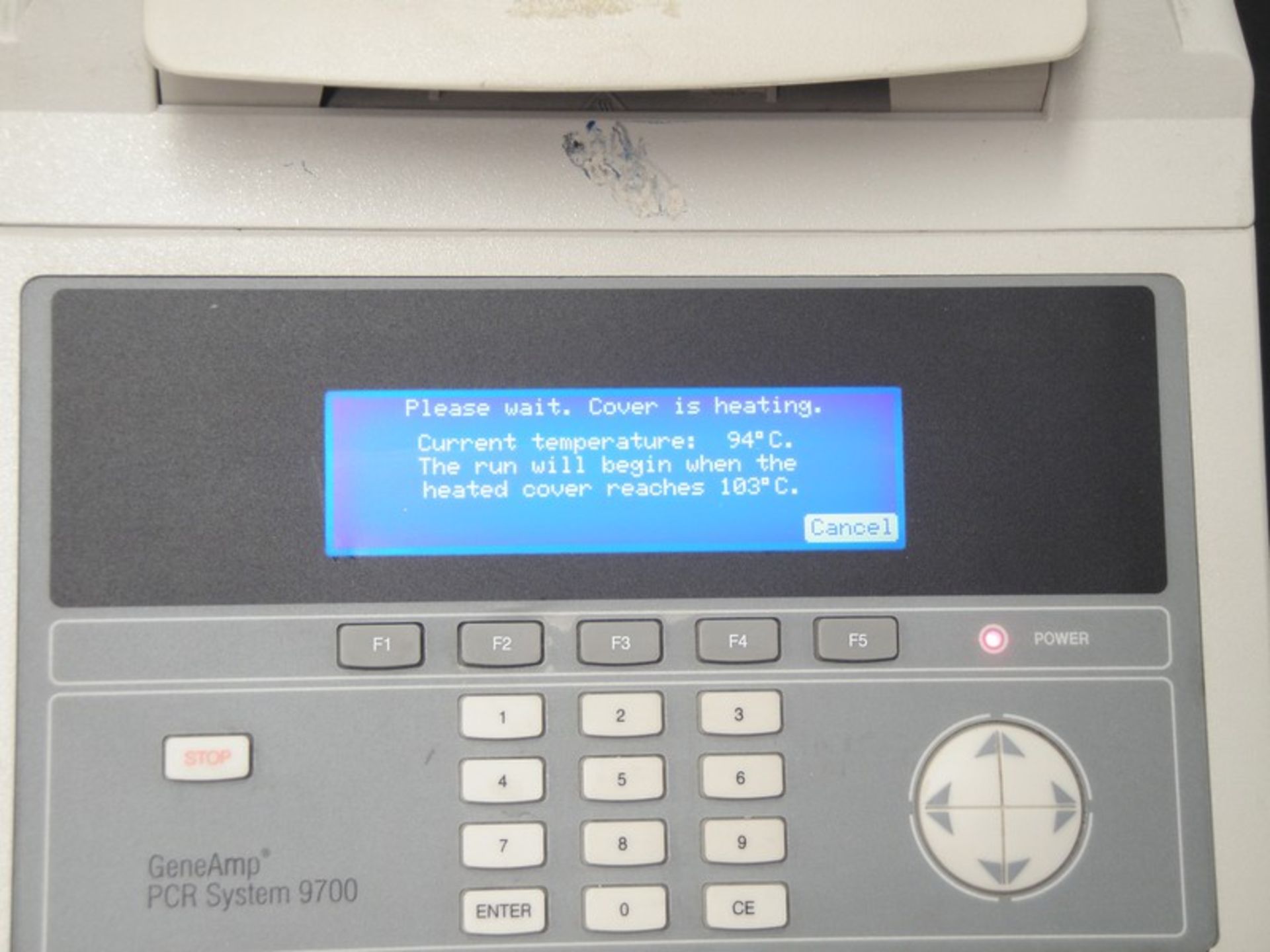 Applied Biosystems GeneAmp PCR System 9700 with Adjustable Settings (NOTE: System Powers On & - Bild 6 aus 10