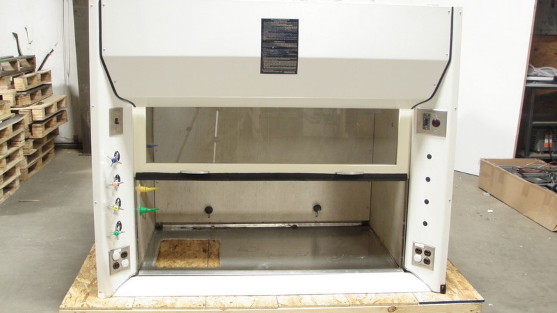 Kewaunee Scientific Airflow Supreme Fume Hood with Sink Base