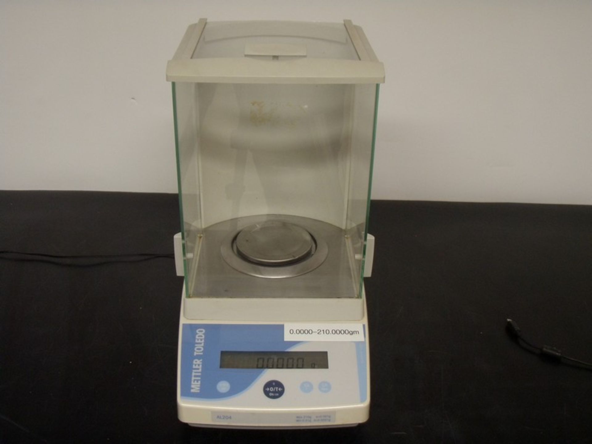 Mettler Toledo Analytical Balance, Model AL204, S/N 1231190071, Includes Power Cord (NOTE: Balance