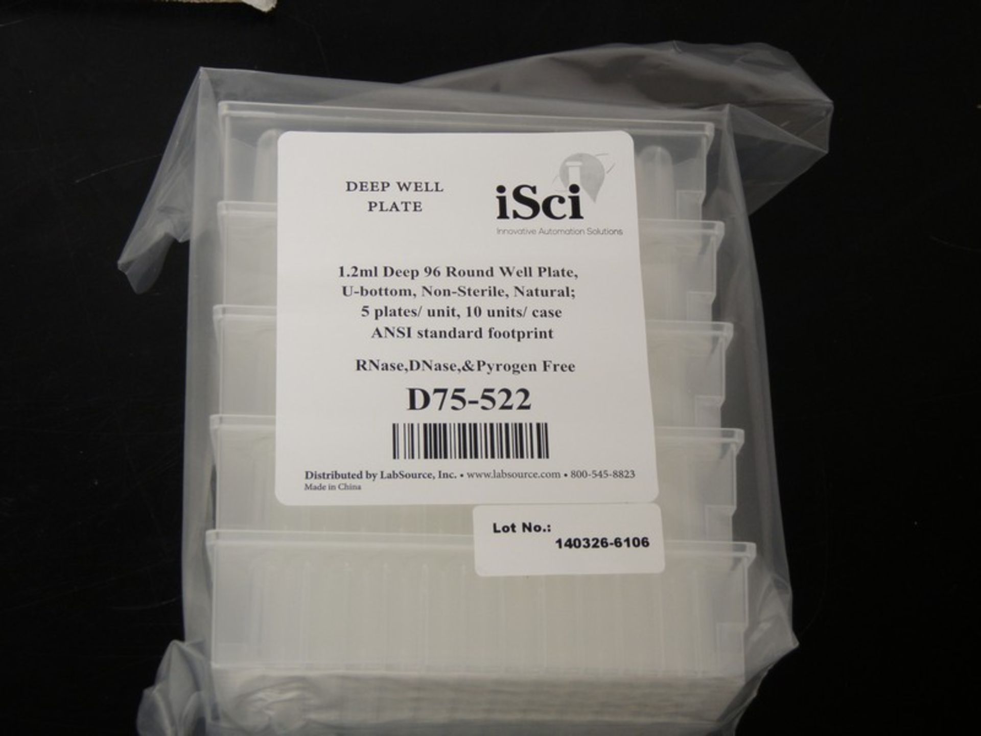 iSci Deep Well Plate Cases D75-522. 1-Pallet of 1.2 mL Deep 96 Round Well Plate cases. (50 - Image 2 of 7