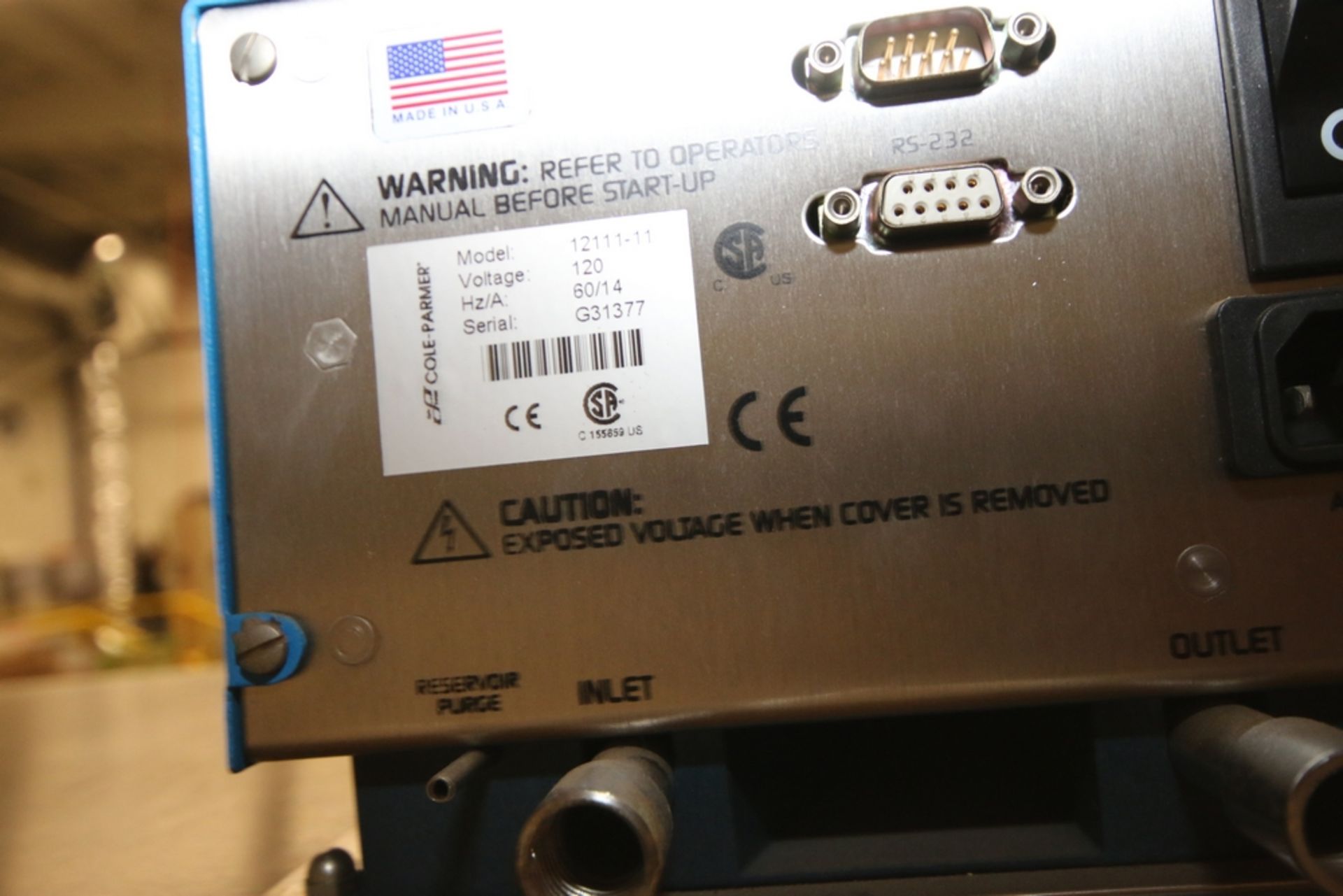 Cole Palmer S/S Water Bath, M/N 12111-11, S/N G31377, 120 Volts ***Located in MDG Auction - Image 3 of 4