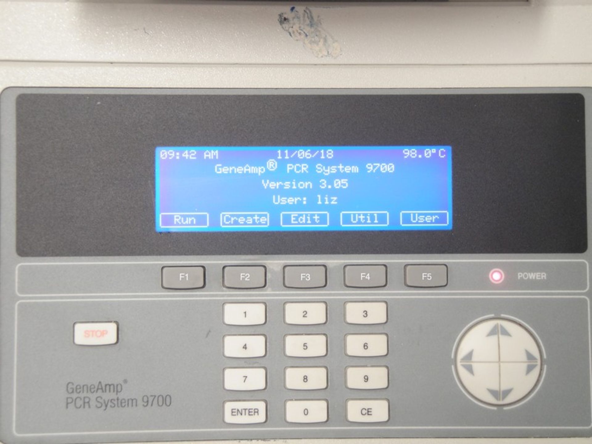 Applied Biosystems GeneAmp PCR System 9700 with Adjustable Settings (NOTE: System Powers On & - Image 10 of 10