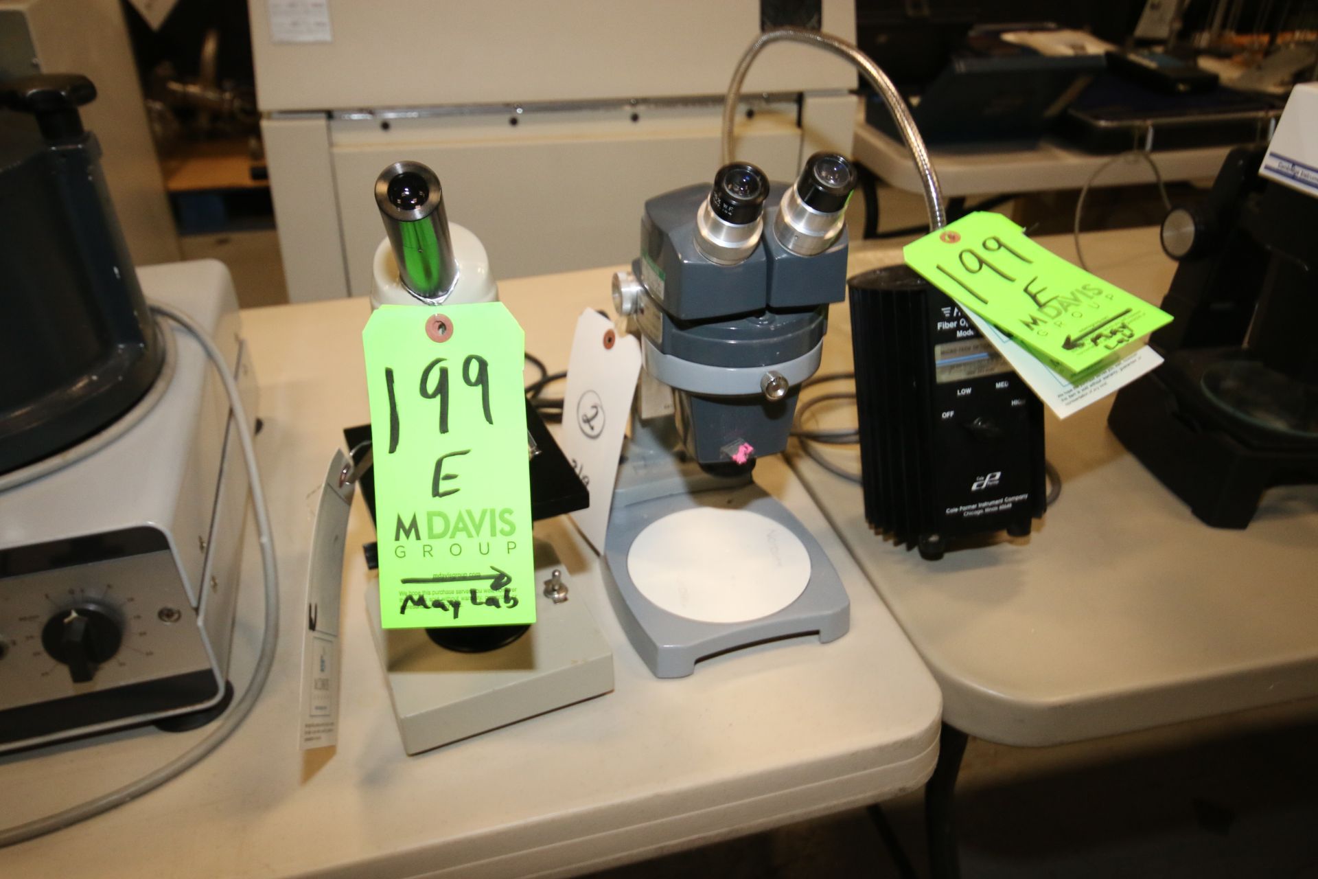 Lot of (2) Stereo Star and Other Microscopes, with Fiber Optical Light - Image 2 of 2