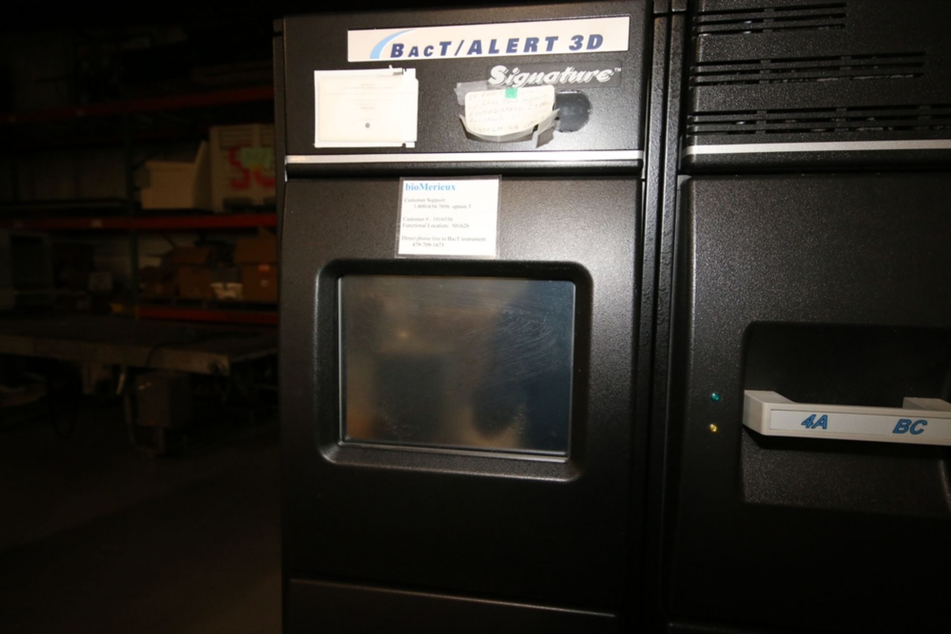 Bact/Alert 3D Microbial Detection System, S/N 505CM4848, 220/240 Volts, with (4) Sample Drawers, - Image 3 of 7