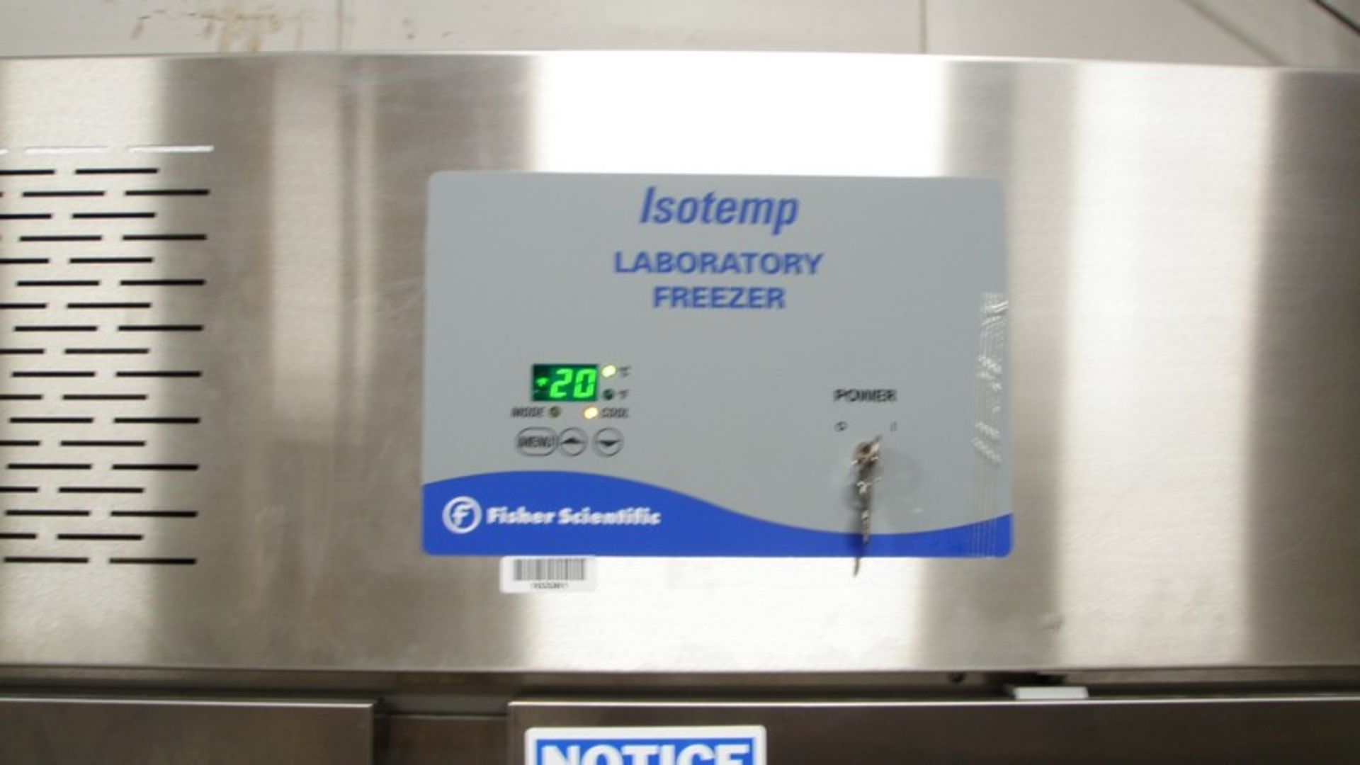 Fisher Scientific Isotemp S/S Dual Door Laboratory Freezer Cat. No. 13-986-247F, with Shelves and - Image 4 of 10