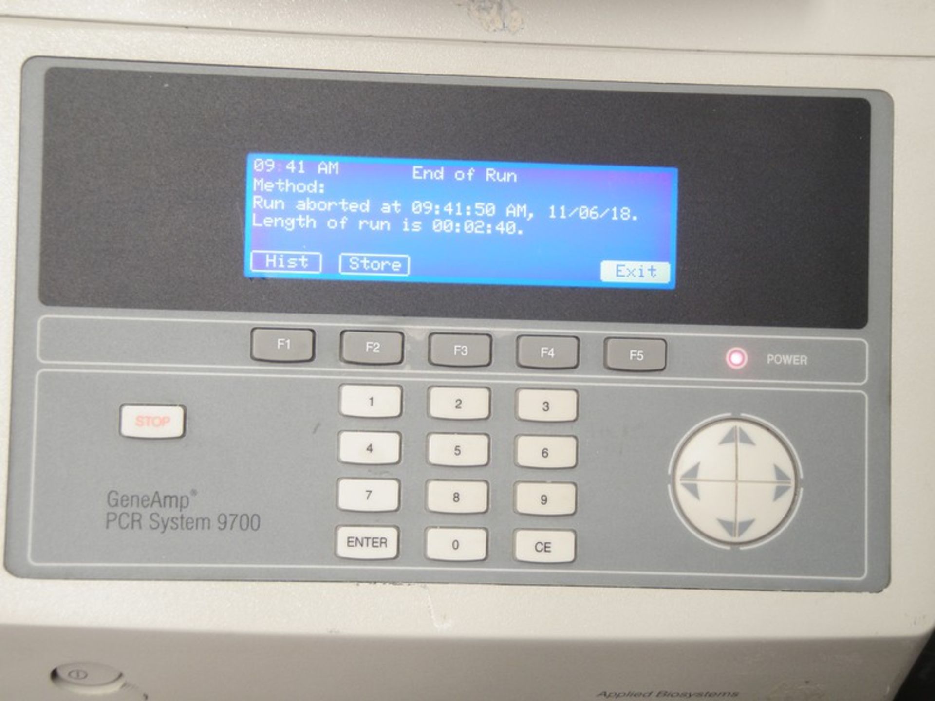 Applied Biosystems GeneAmp PCR System 9700 with Adjustable Settings (NOTE: System Powers On & - Image 9 of 10
