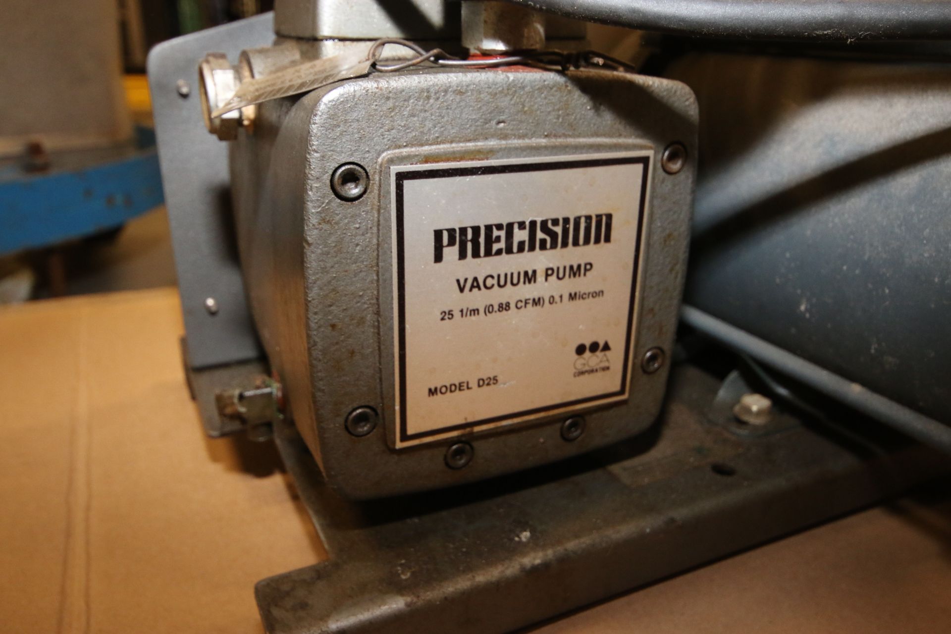 Precision 1/3 hp Vacuum Pump, M/N D25, 1725/1425 RPM Motor - Image 2 of 2