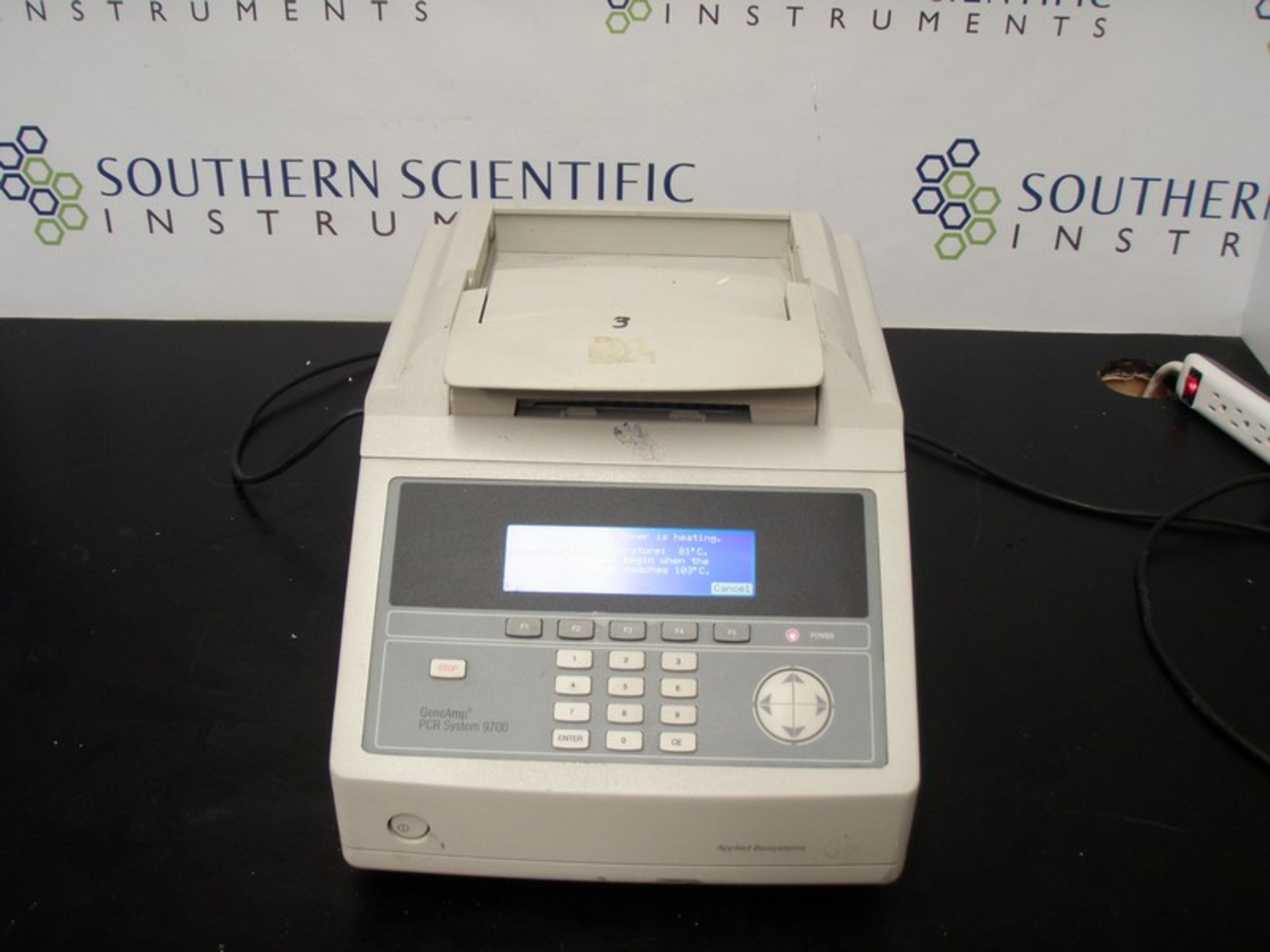 Applied Biosystems GeneAmp PCR System 9700 with Adjustable Settings (NOTE: System Powers On &