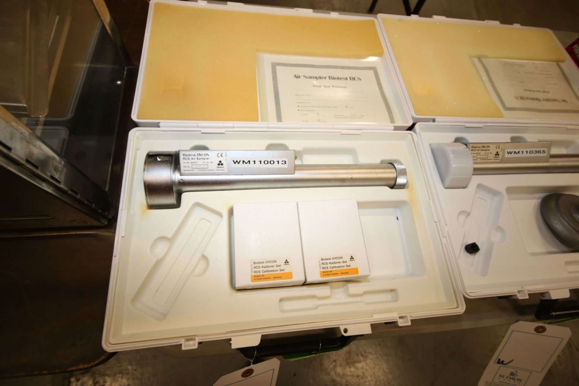 Biotest Hycon Air Sampler, M/N RCS, S/N 26079, with RCS Calibration Set, with Hard Case ***Located - Bild 2 aus 5