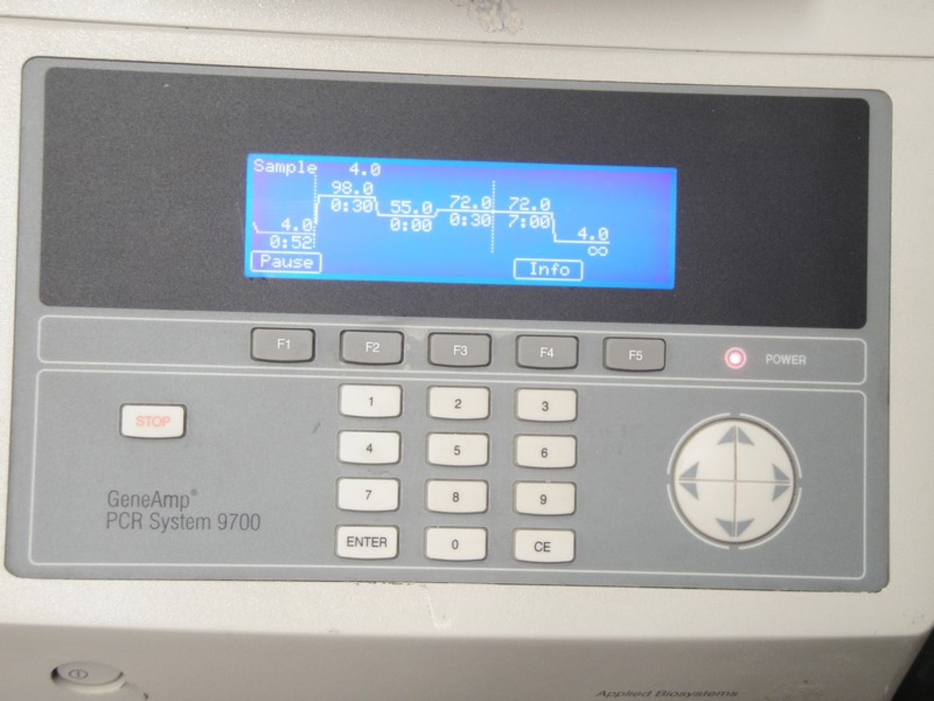 Applied Biosystems GeneAmp PCR System 9700 with Adjustable Settings (NOTE: System Powers On & - Bild 7 aus 10