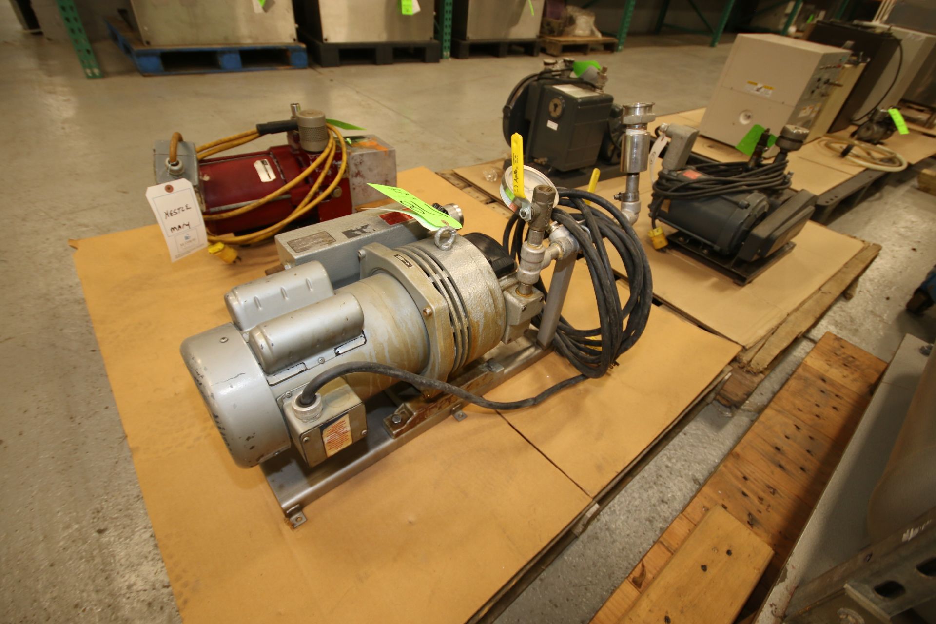 Rietsche 1.5 hp Vacuum Pump, with Leeson 1740 RPM Motor, Type VCE-15-02, S/N 1619110 - Image 2 of 2