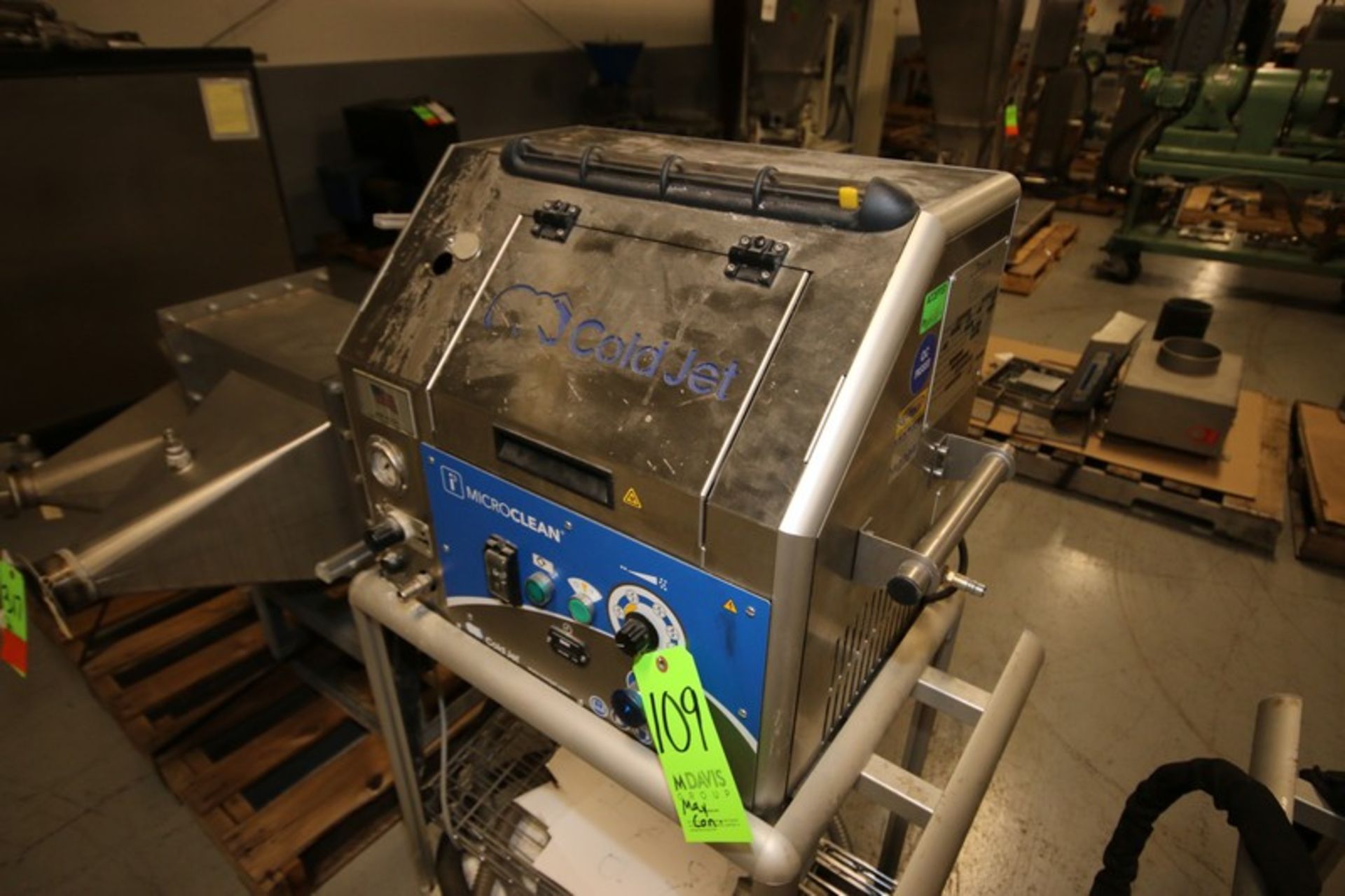 2014 Cold Jet MicroClean Dry Ice Blast Cleaning Unit, S/N MICROCLEAN-1419, 120 Volts, 1 Phase, On - Image 2 of 3