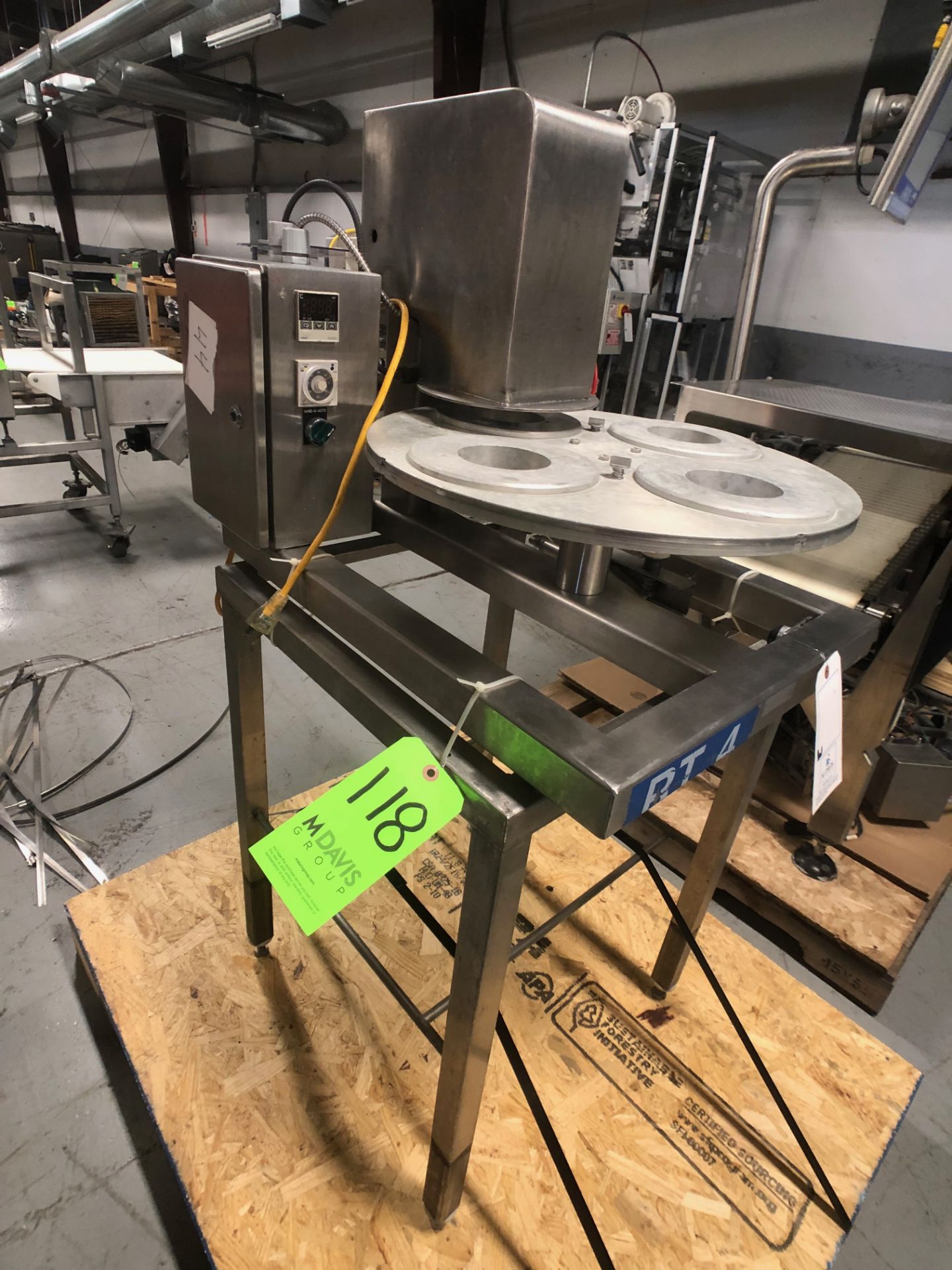 Rotomin Rotary 4-Station Foil Cup Sealer Squire International Systems I, Model MHS4-150, - Image 2 of 14