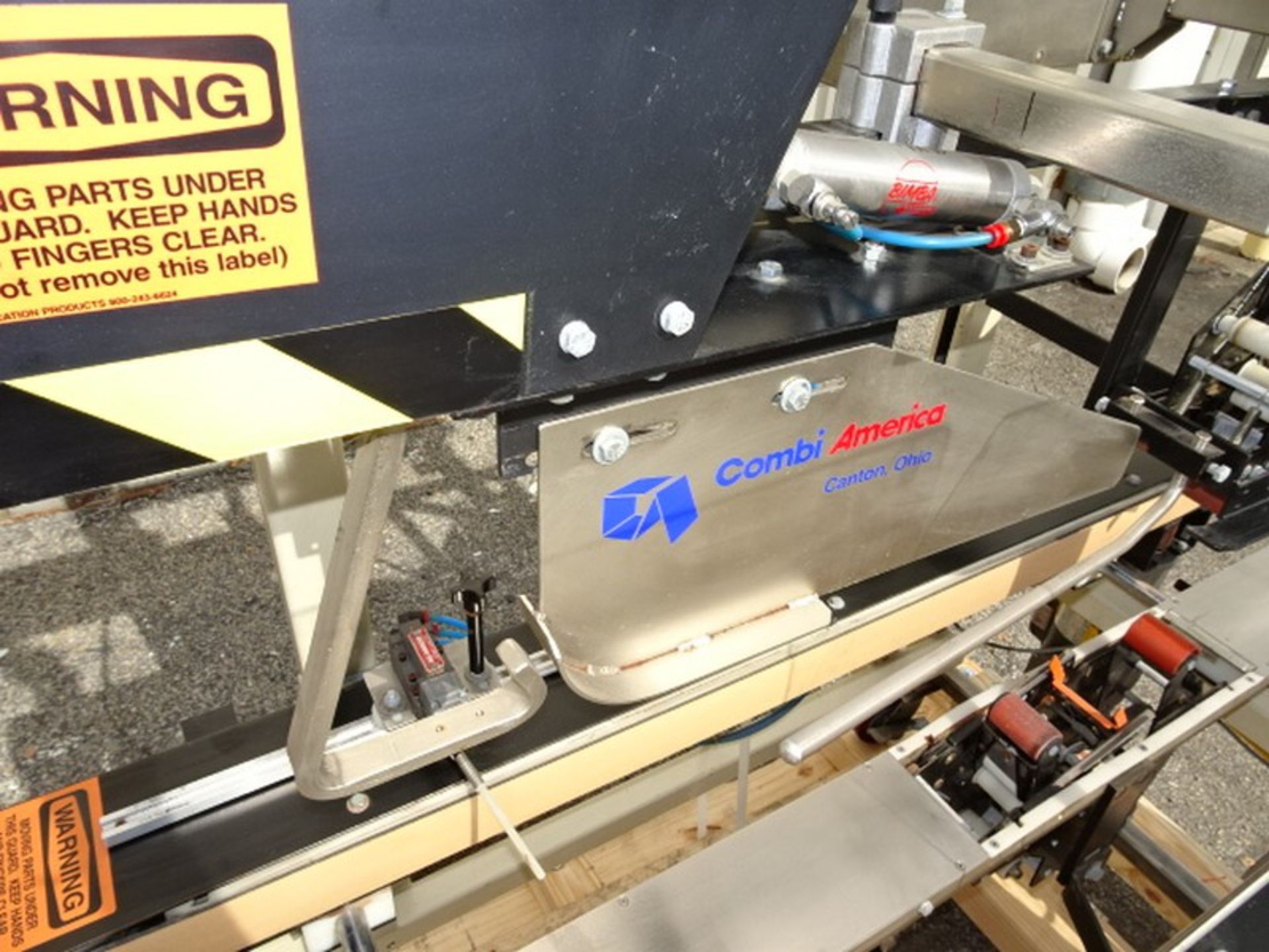 Combi America TB1 Top & Bottom Case Sealer with 2" tape heads; 110v-1ph-60Hz; S/N 1089723310; - Image 3 of 6