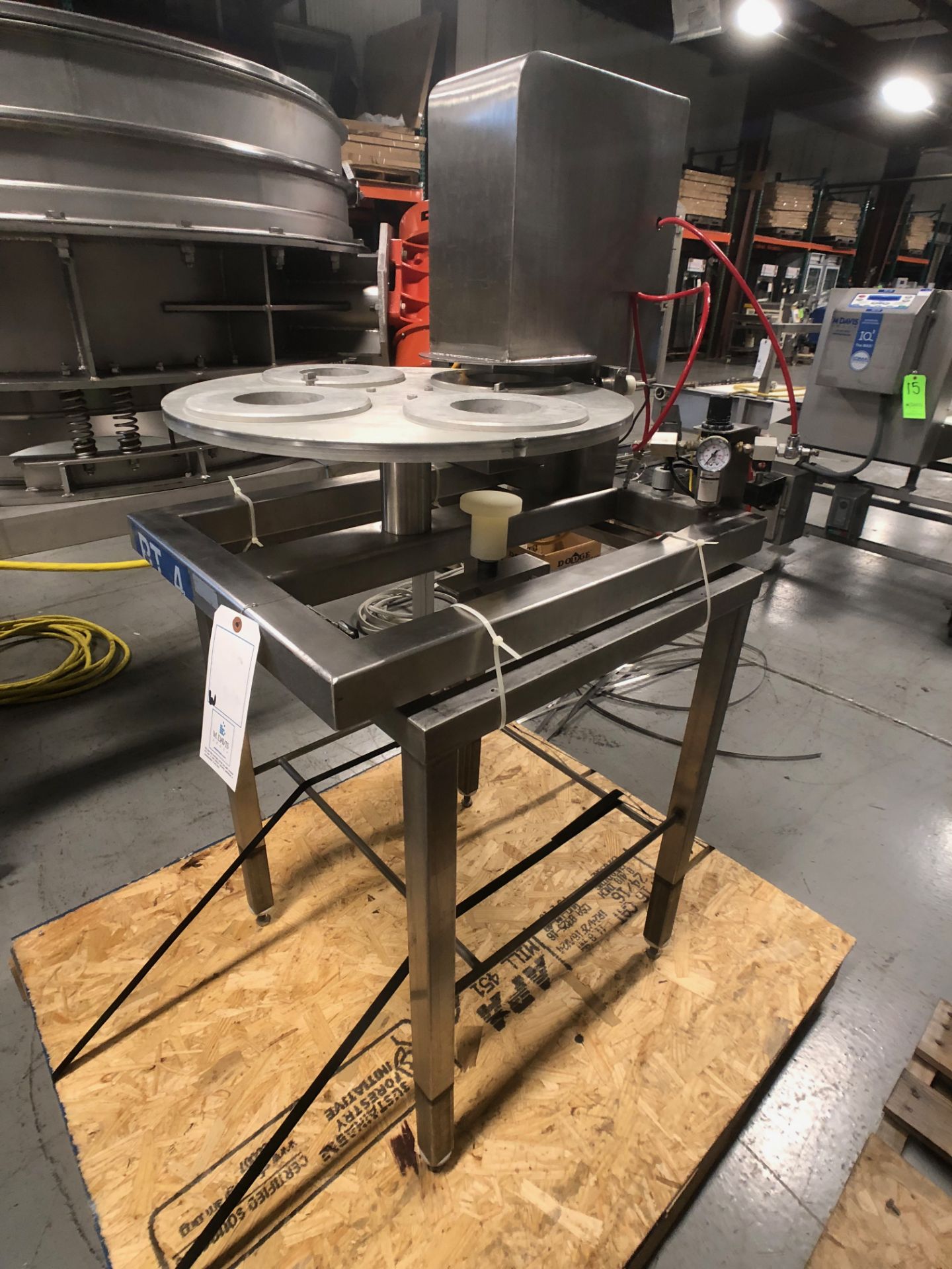 Rotomin Rotary 4-Station Foil Cup Sealer Squire International Systems I, Model MHS4-150, - Image 5 of 14