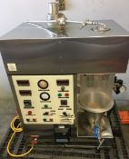 Applied Chemical Tech Fluid Bed Dryer. Model: 100N. 220 Volt, 1 Ph, 60Hz, 60 PSI Air. As shown in