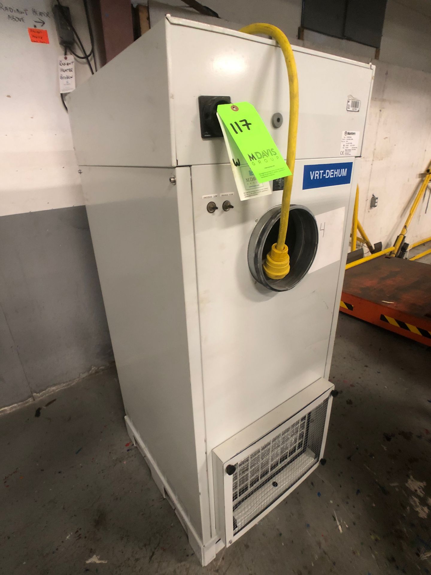 2013 Munters Icedry 1400 Dehumidifier, Model ICEDRY1400, Fab No. 1344 190531 55080, 3 Phase, 460 V - Image 4 of 9