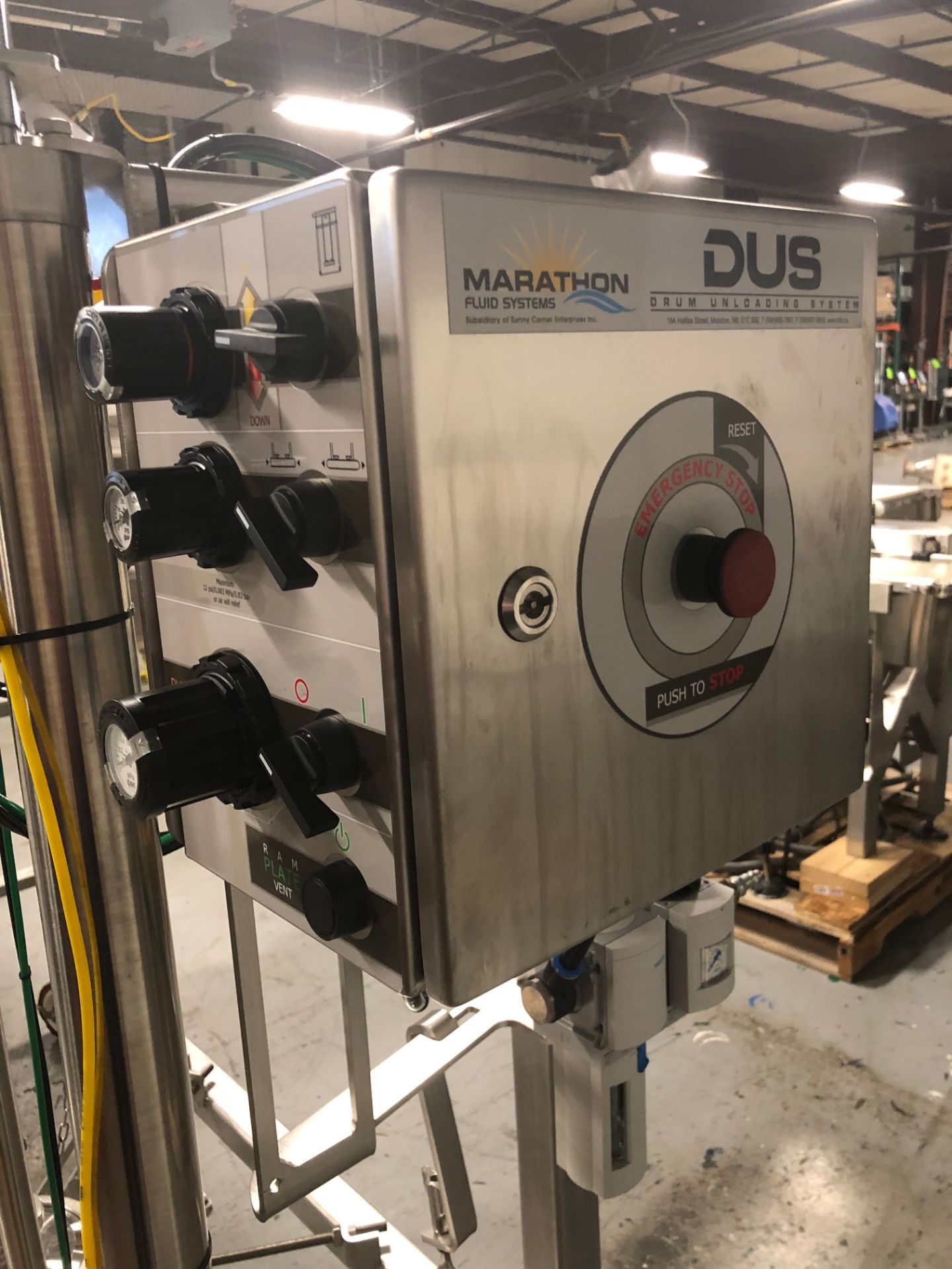 Graco Saniforce S/S Barrel Pump, Model 24E836 24G746, 6:1 with Marathon Fluid Systems DUS Drum - Image 6 of 12