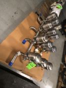 (12) Tri-Clover 2" S/S Air Valve Manifold /Cluster, with Model 361 Valves (W179) (Rigging & Loading